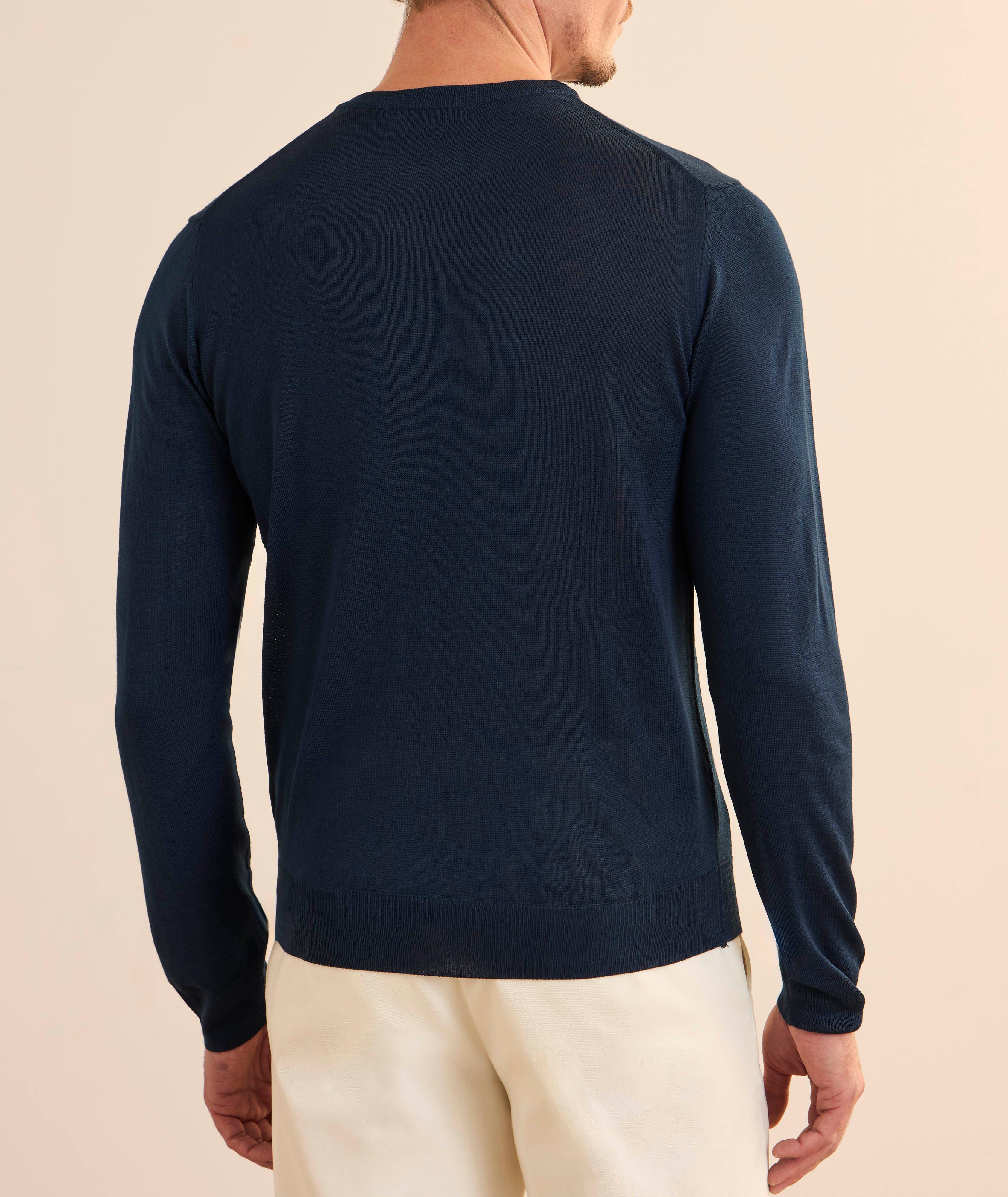 Merino Wool-Blend Crewneck Sweater image 2