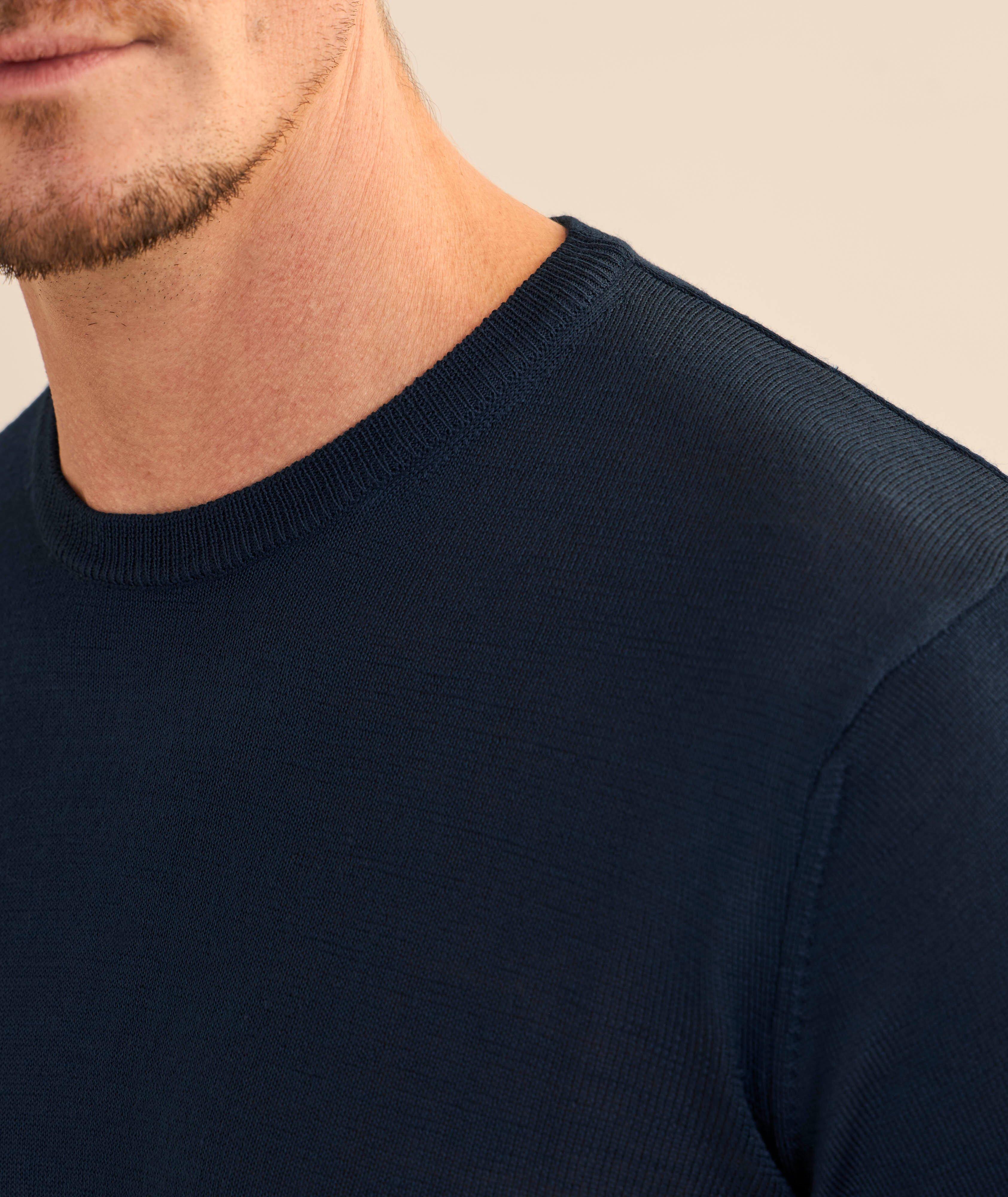 Merino Wool-Blend Crewneck Sweater image 3