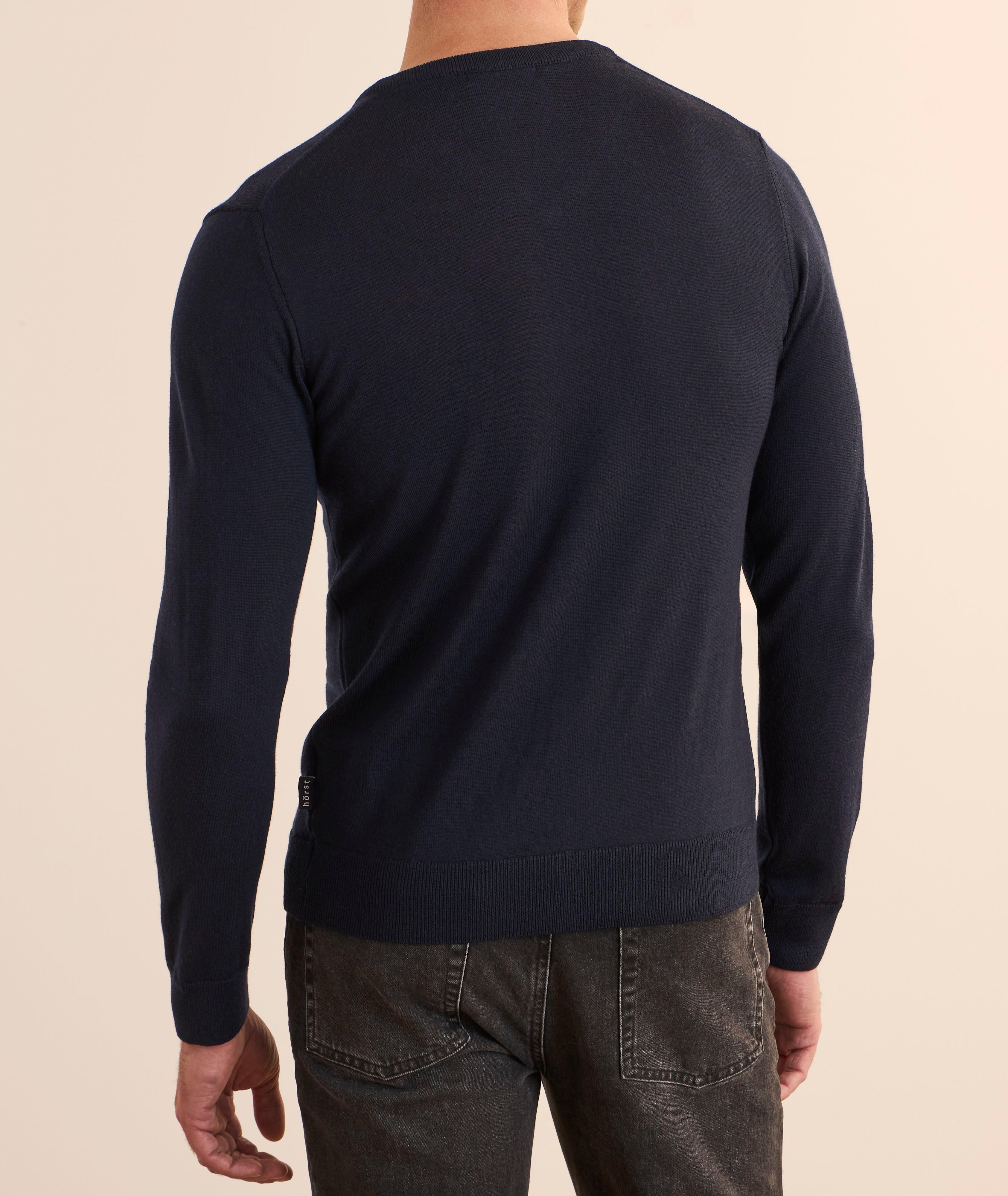 Merino Wool V-Neck Sweater image 2