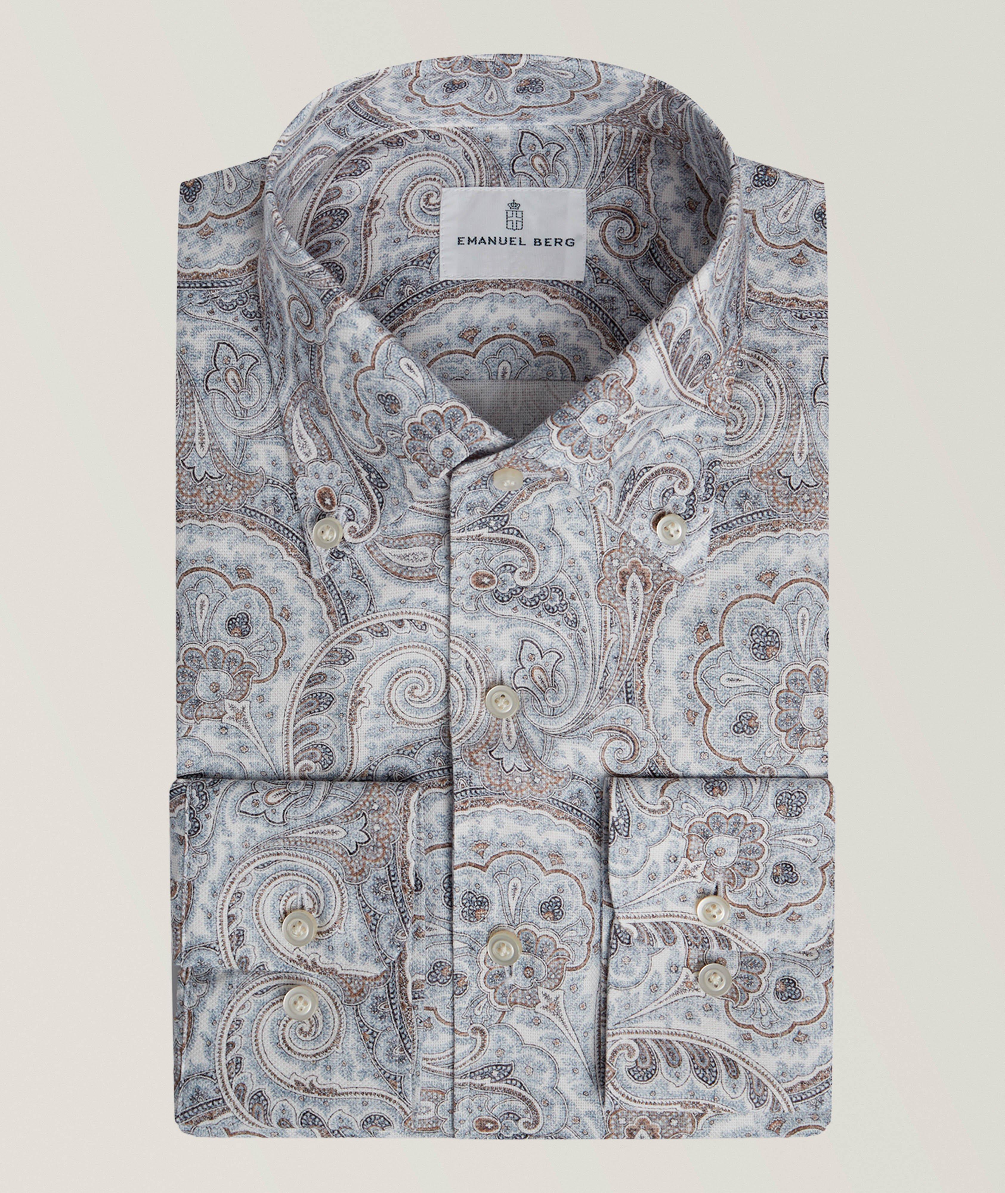 Paisley Cotton Dress Shirt