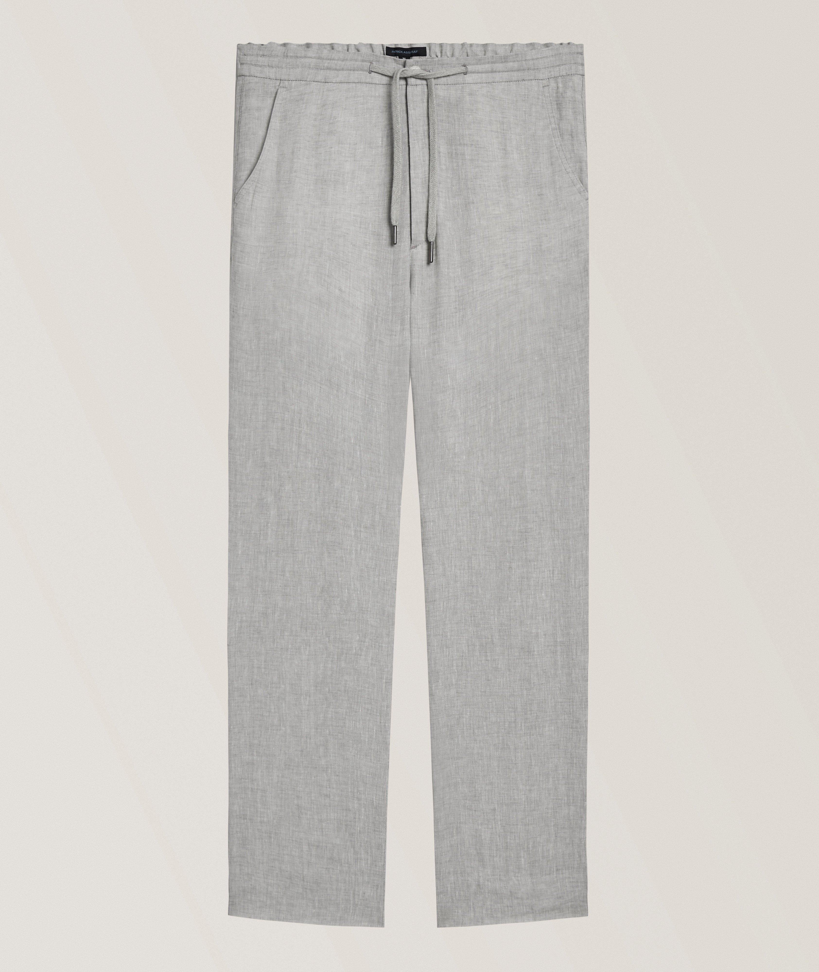 Linen Drawstring Pants