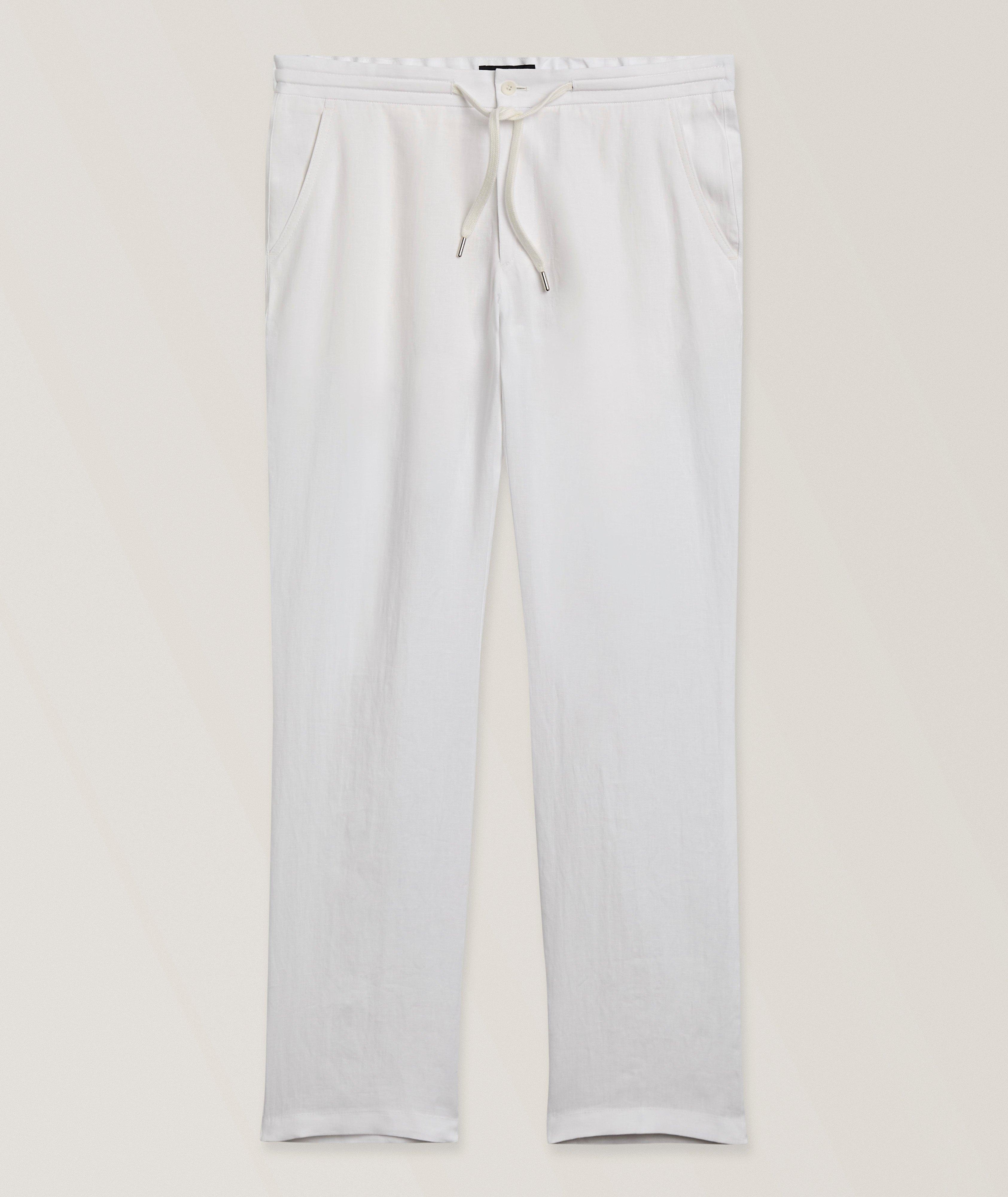 Linen Drawstring Pants