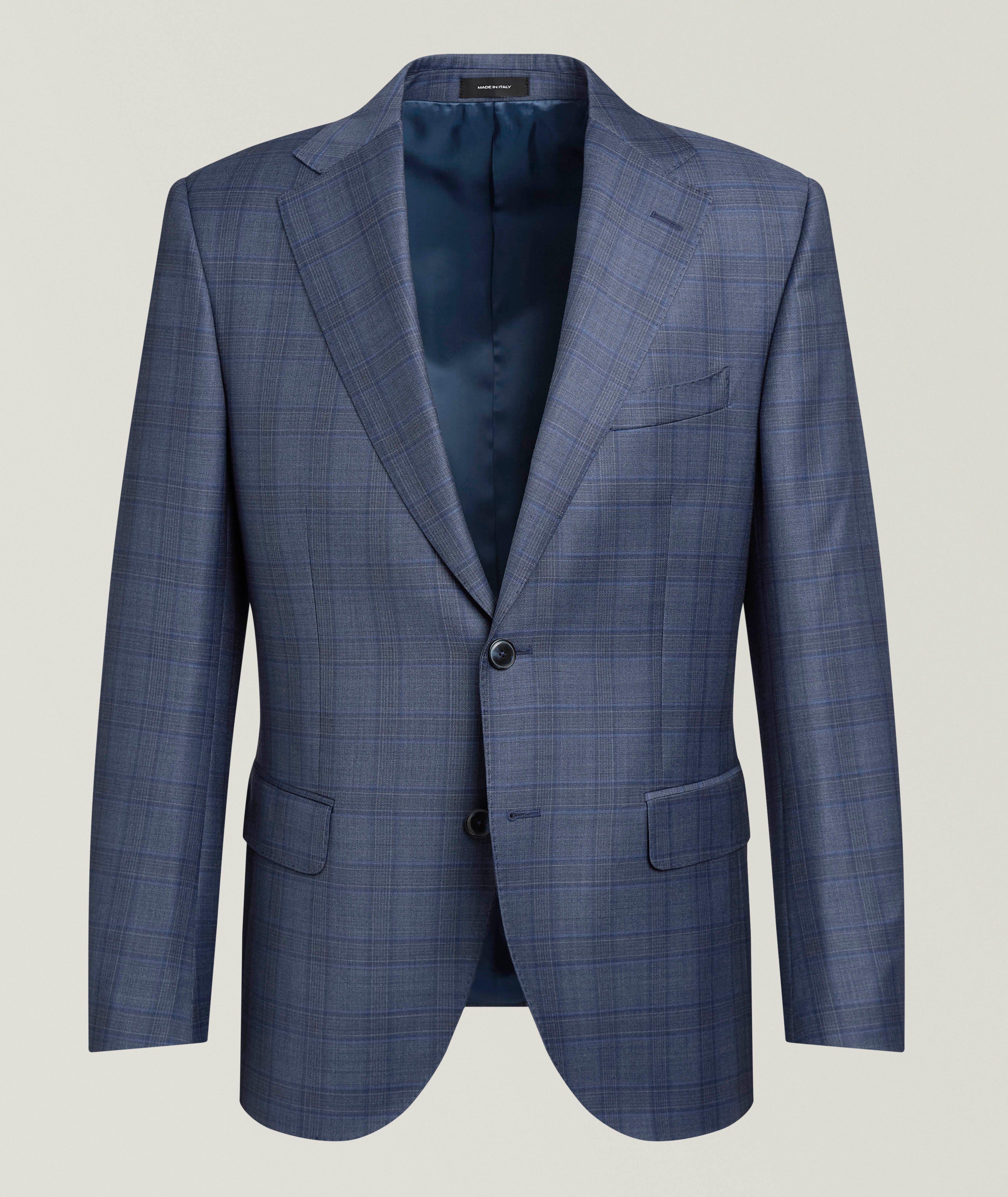 Harry Rosen Bowie Plaid Virgin Wool Sport Jacket