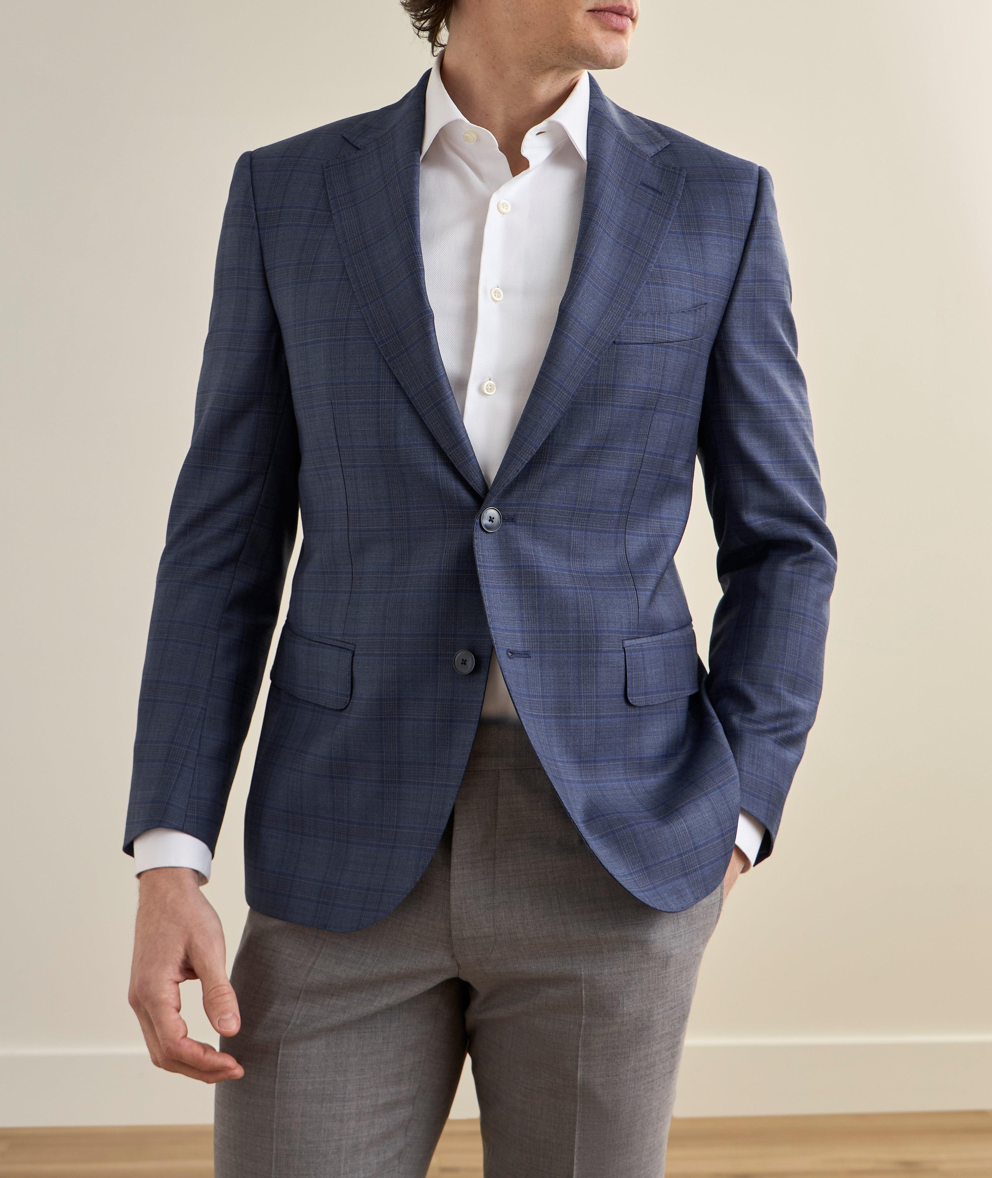 Bowie Plaid Virgin Wool Sport Jacket image 1