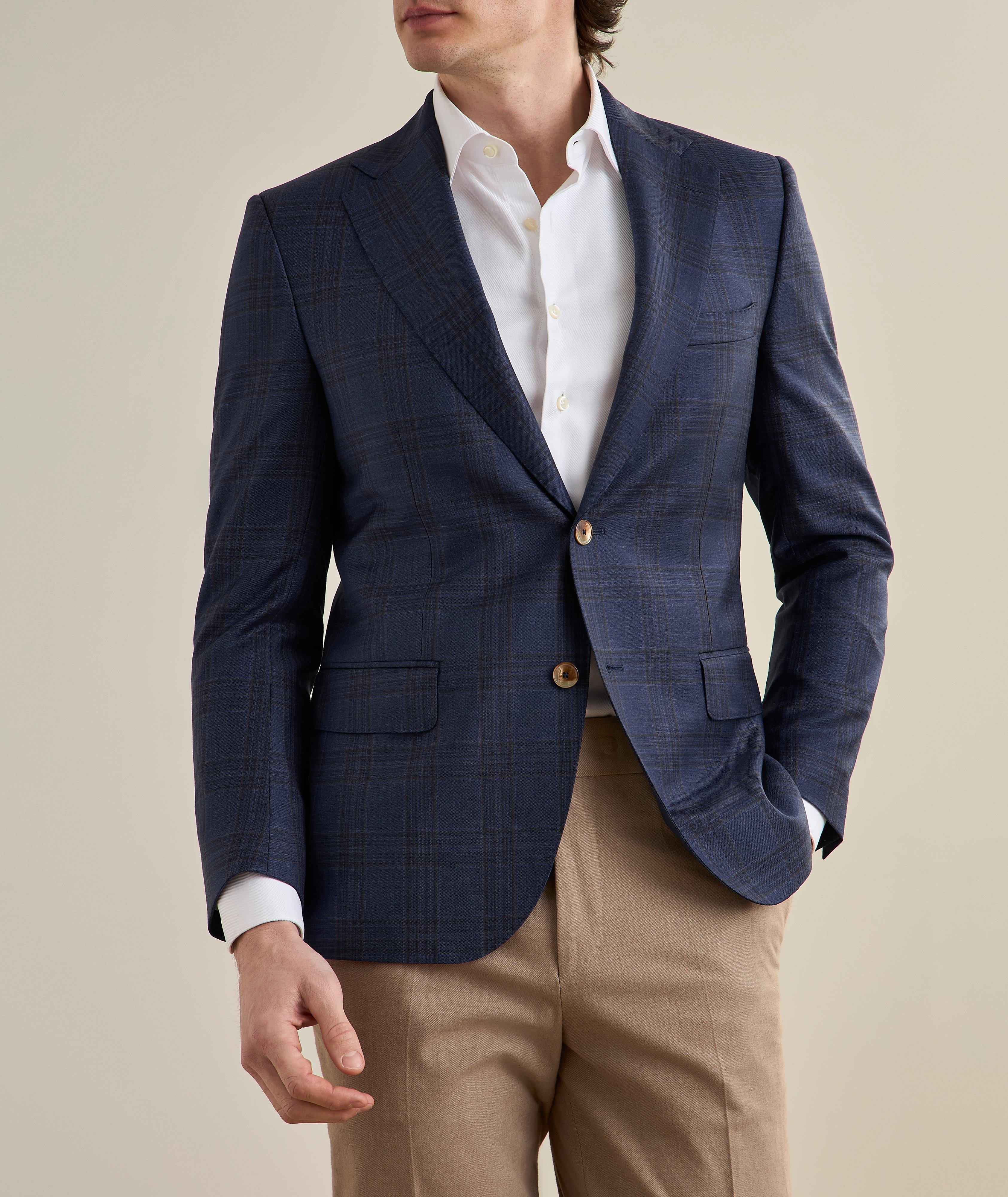 Bowie Plaid Virgin Wool Sport Jacket image 1