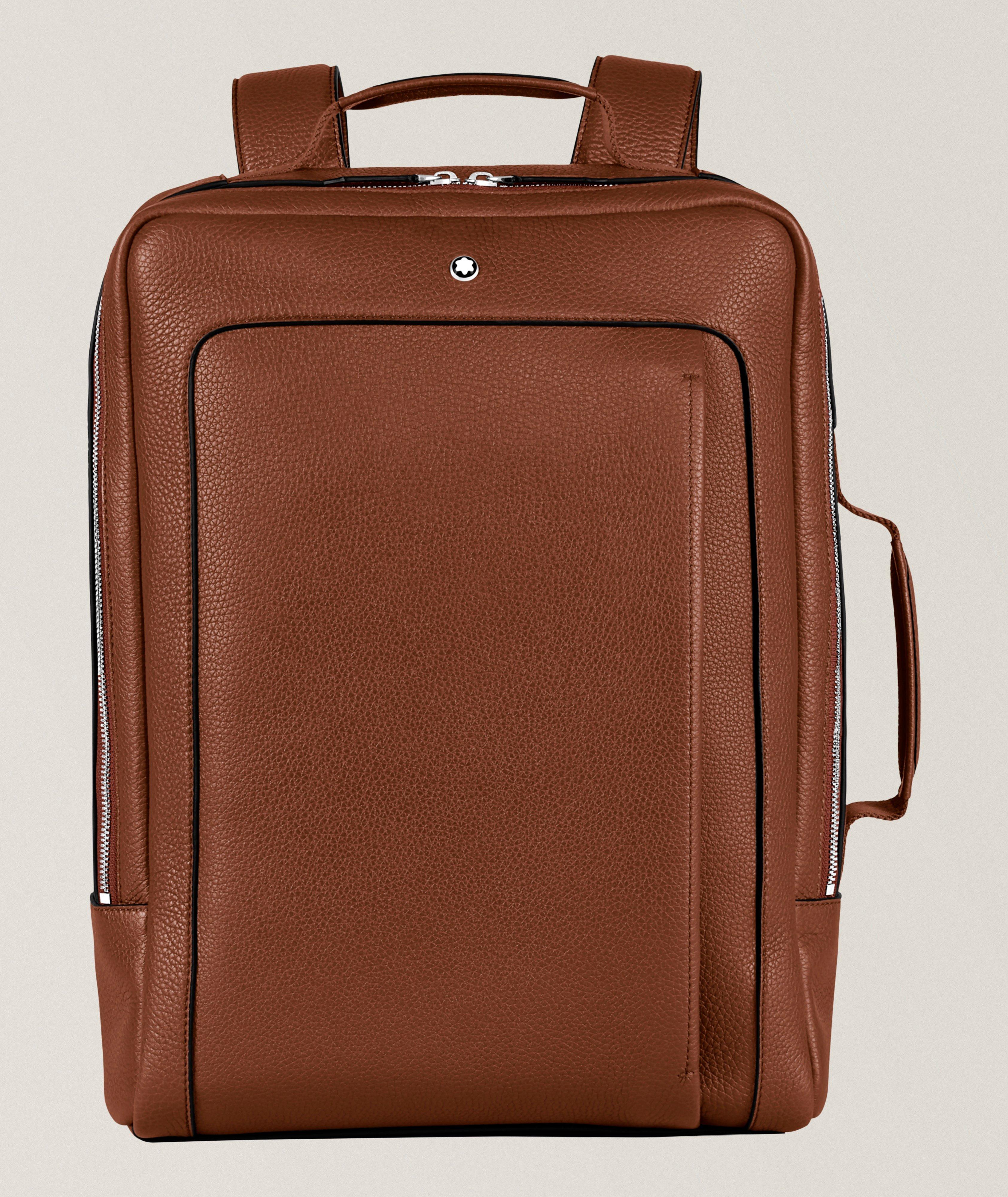 Companion Leather Rectangular Backpack