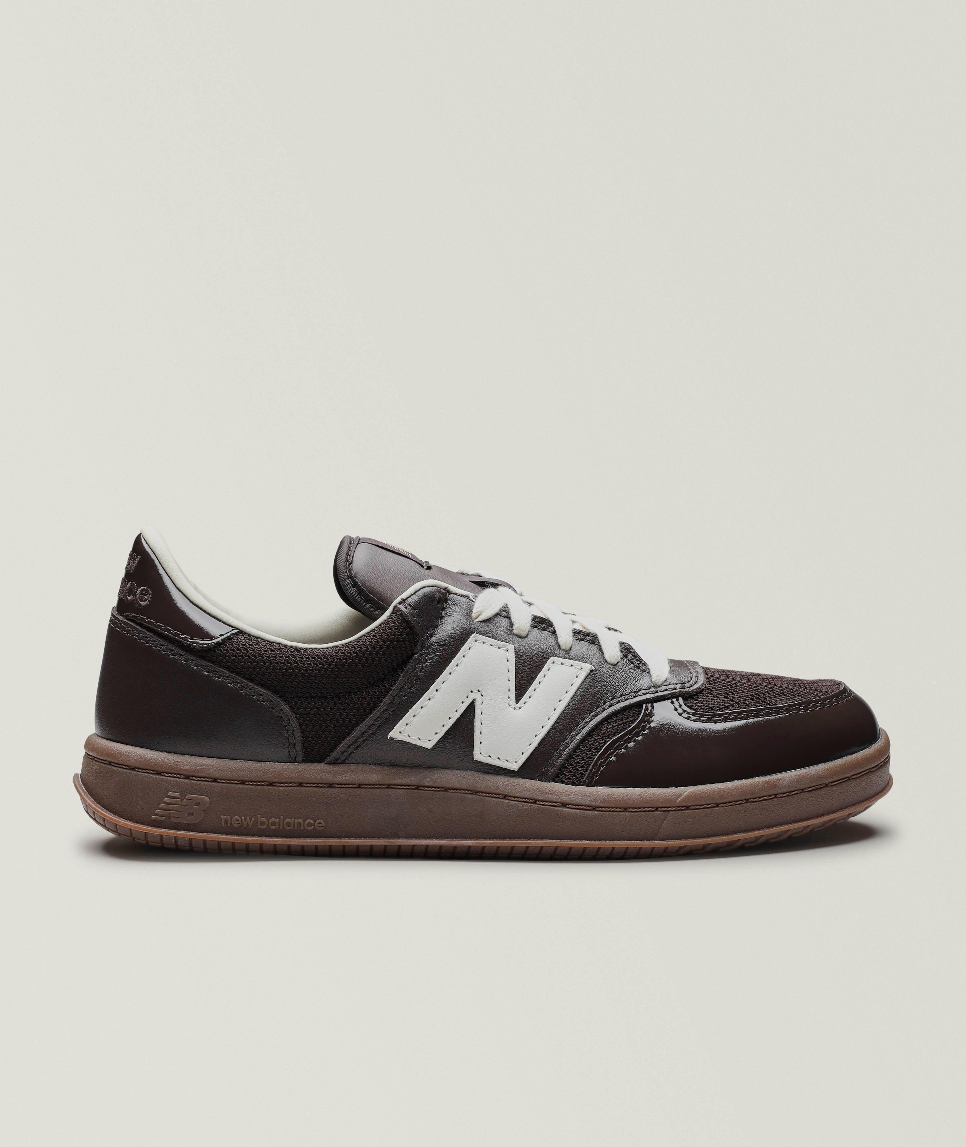 New Balance Chaussures Sport En Cuir T500 En Brun | Taille Homme 7