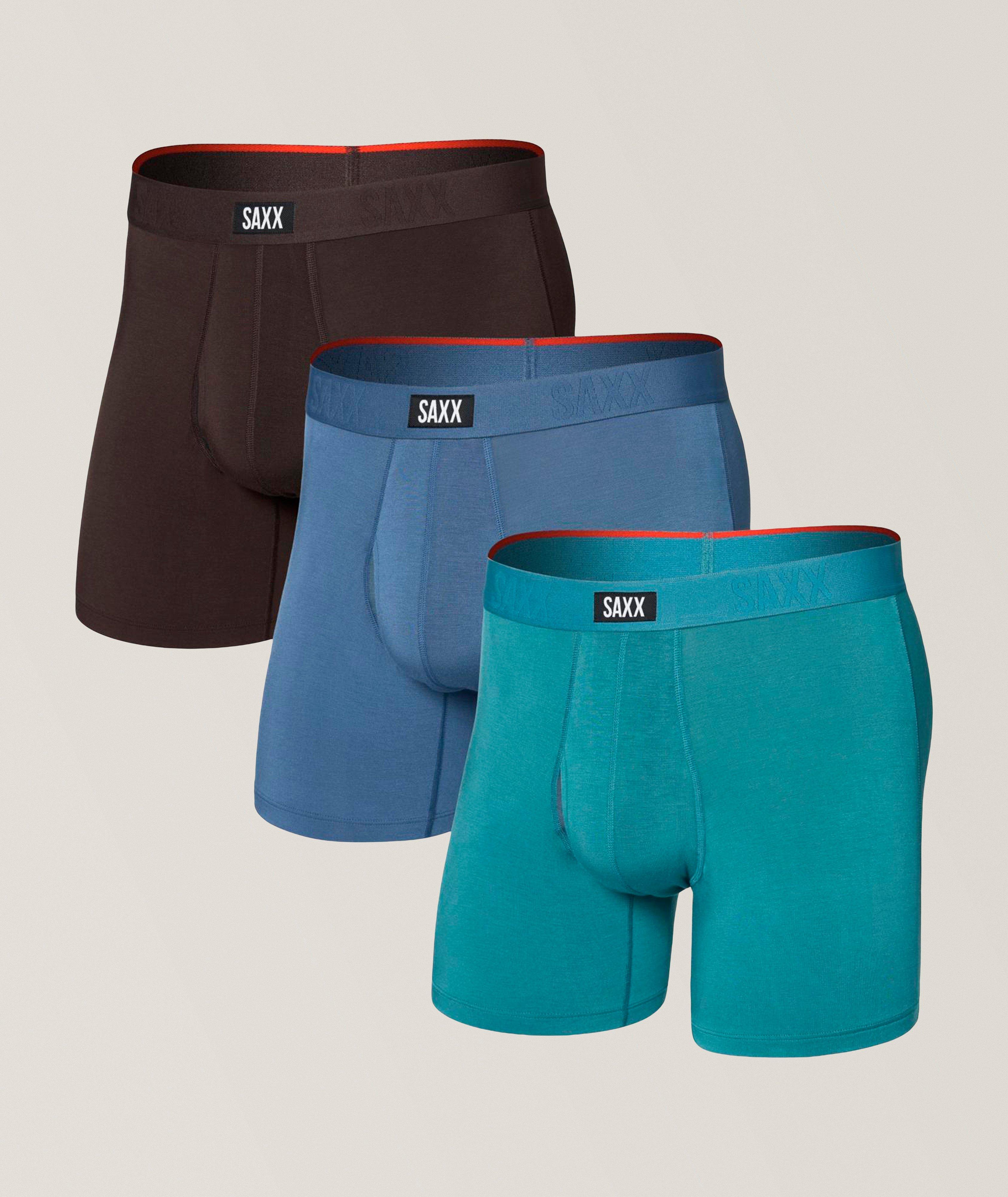 Three-Pack Solid Xtra Boxer Briefs