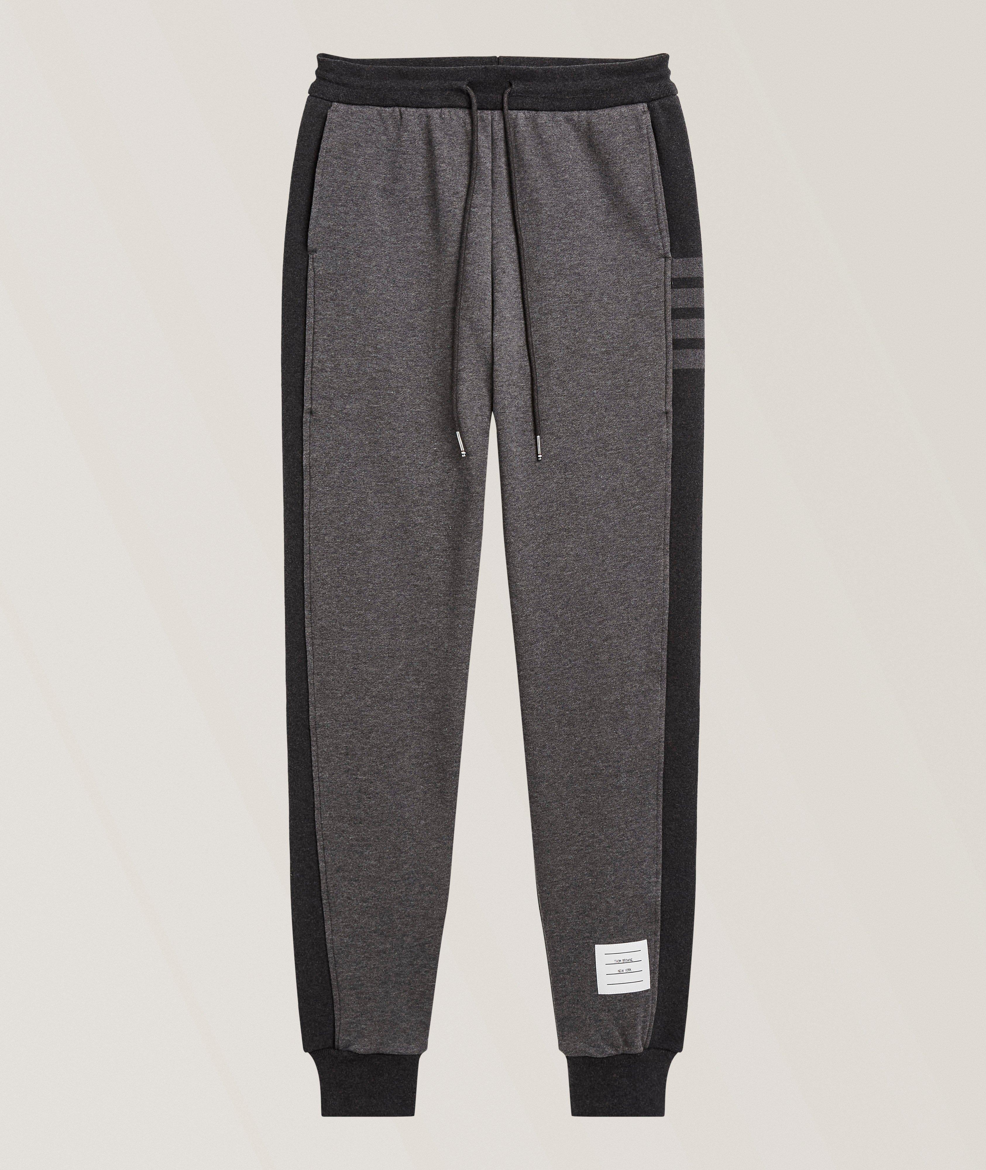 Thom Browne Pantalon De Survêtement Classique Jersey Loopback 4-Barres En Gris | Taille Homme 3