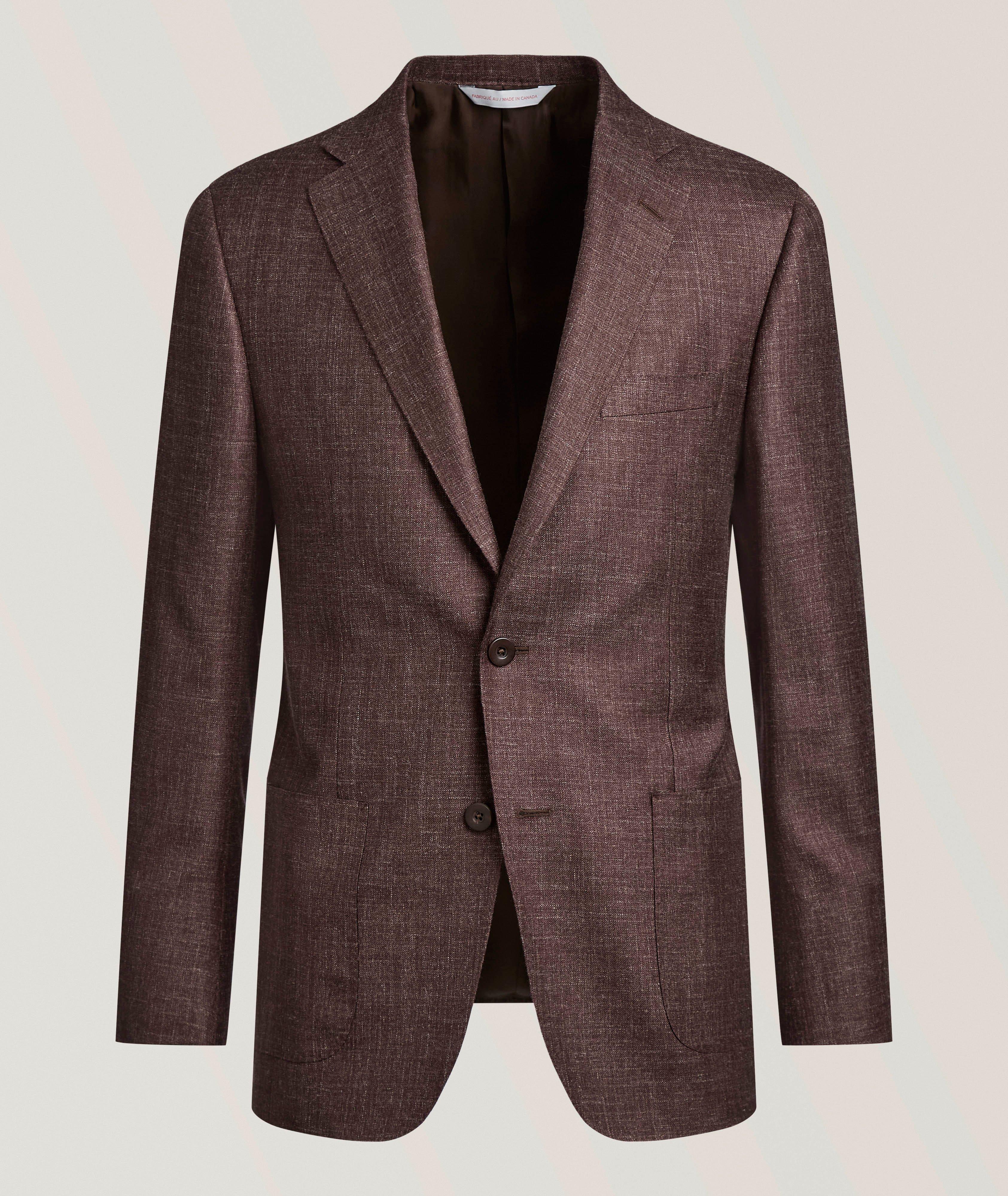 Cosmo Wool-Silk-Linen Sport Jacket