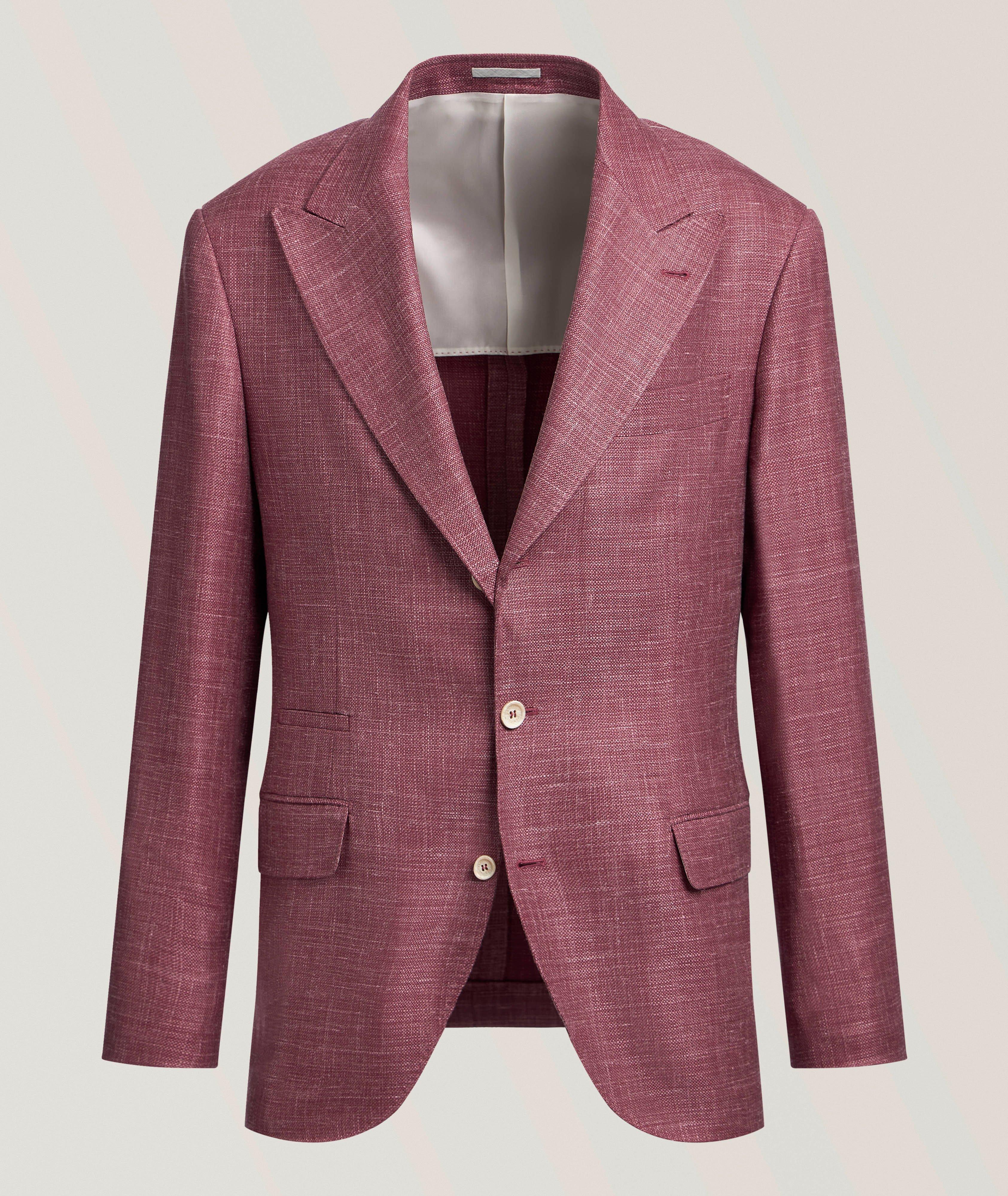 Virgin Wool-Blend Peak Sport Jacket