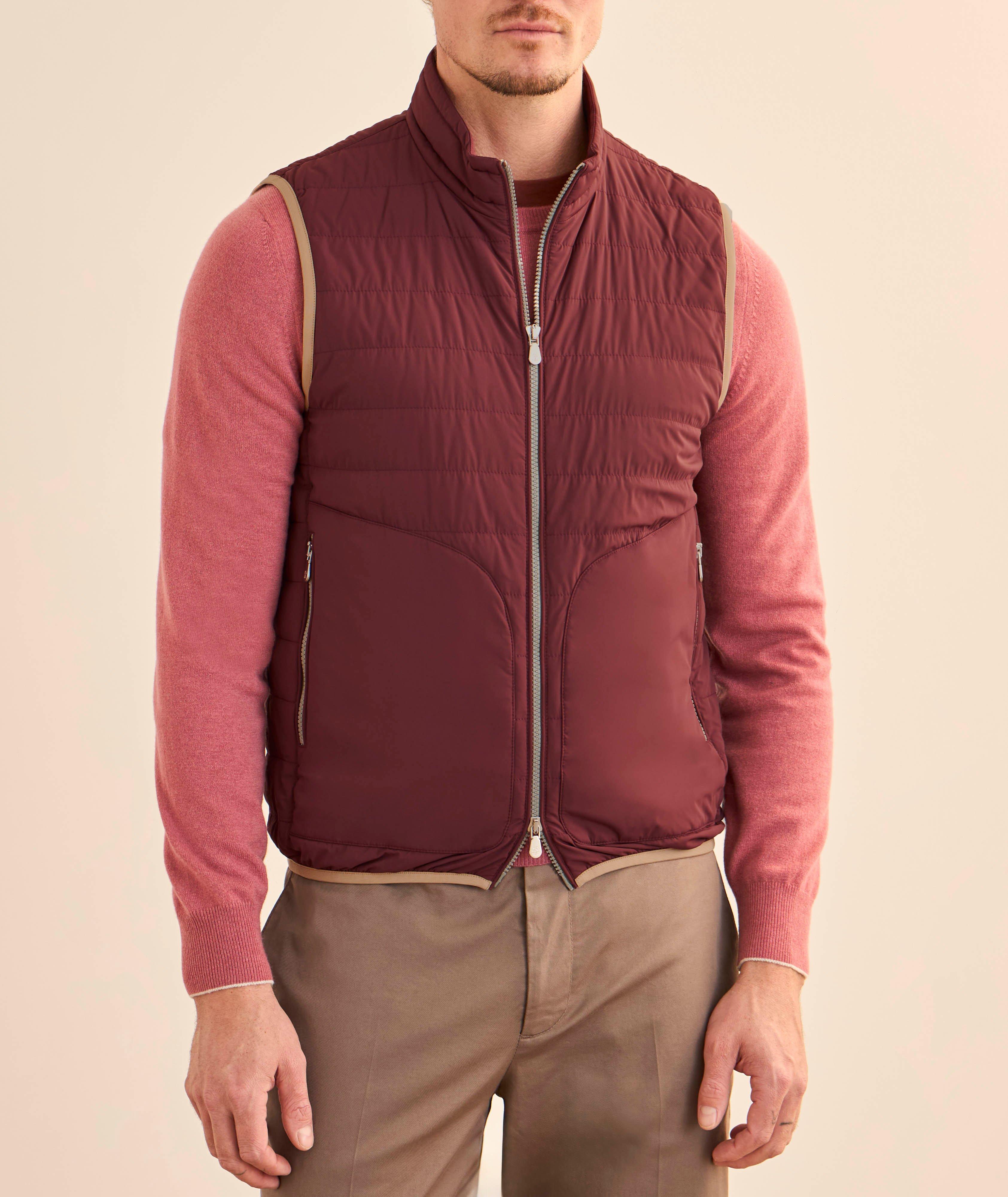 Gilet rembourré en duvet extensible image 1