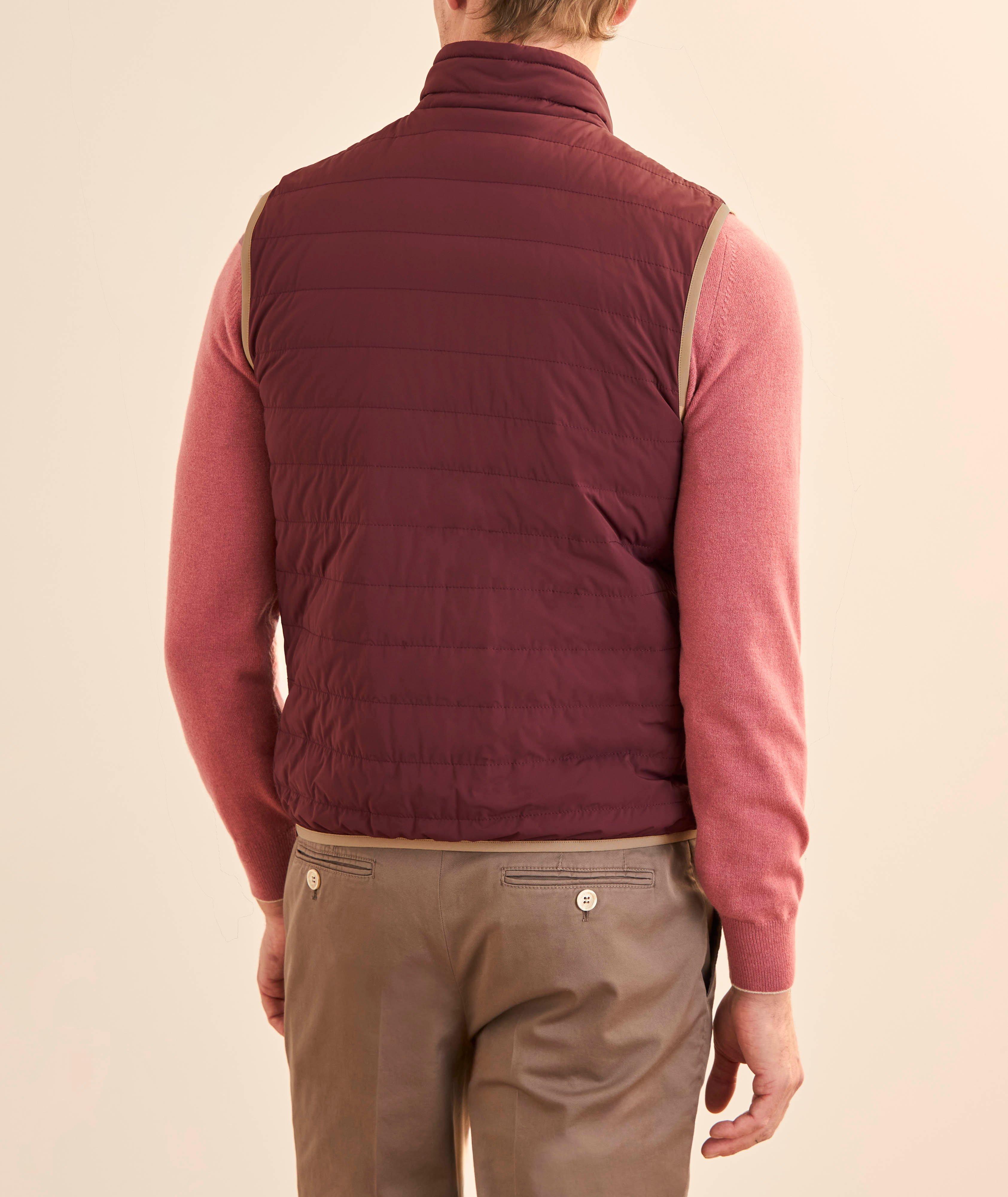Gilet rembourré en duvet extensible image 2