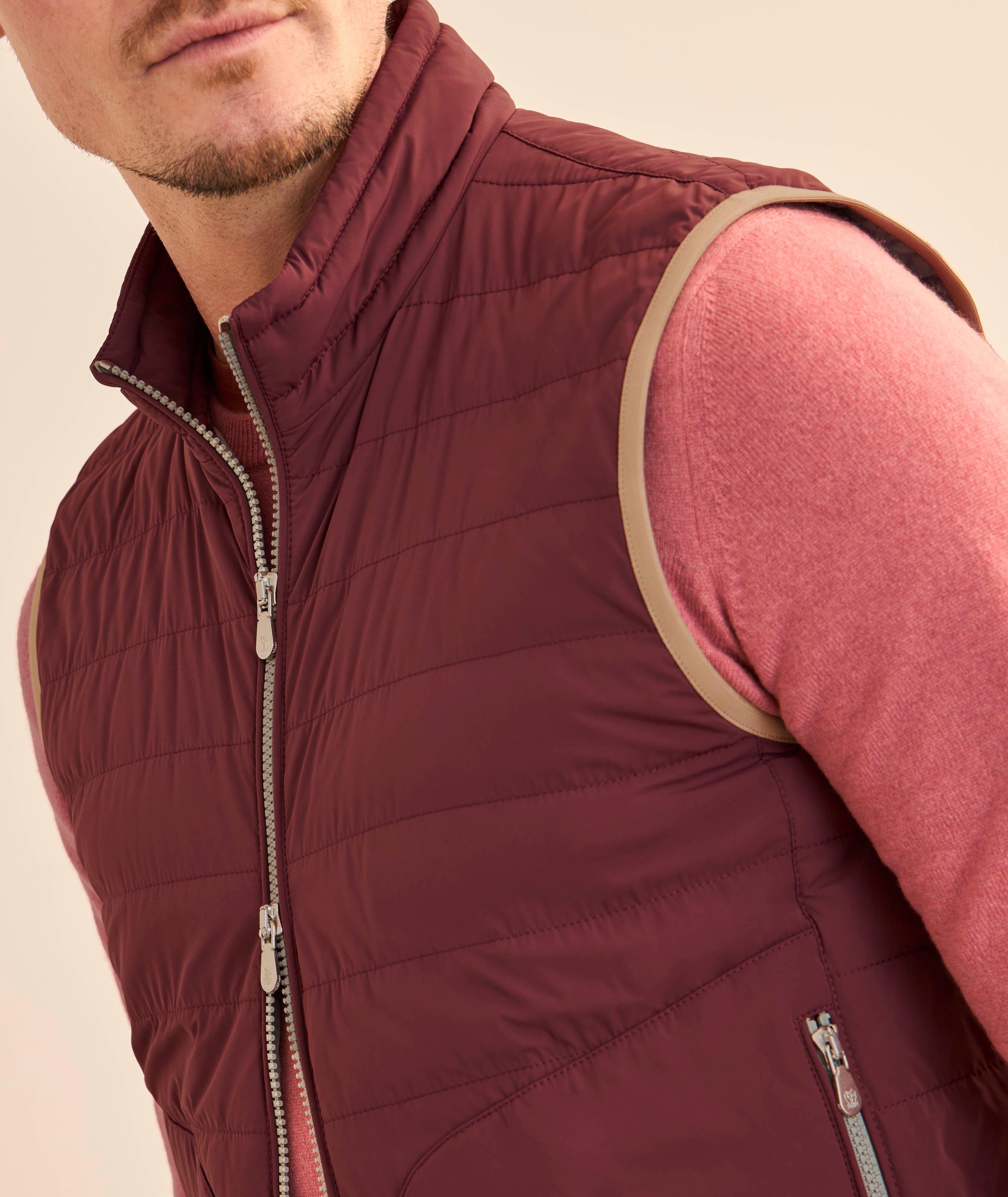 Gilet rembourré en duvet extensible image 3