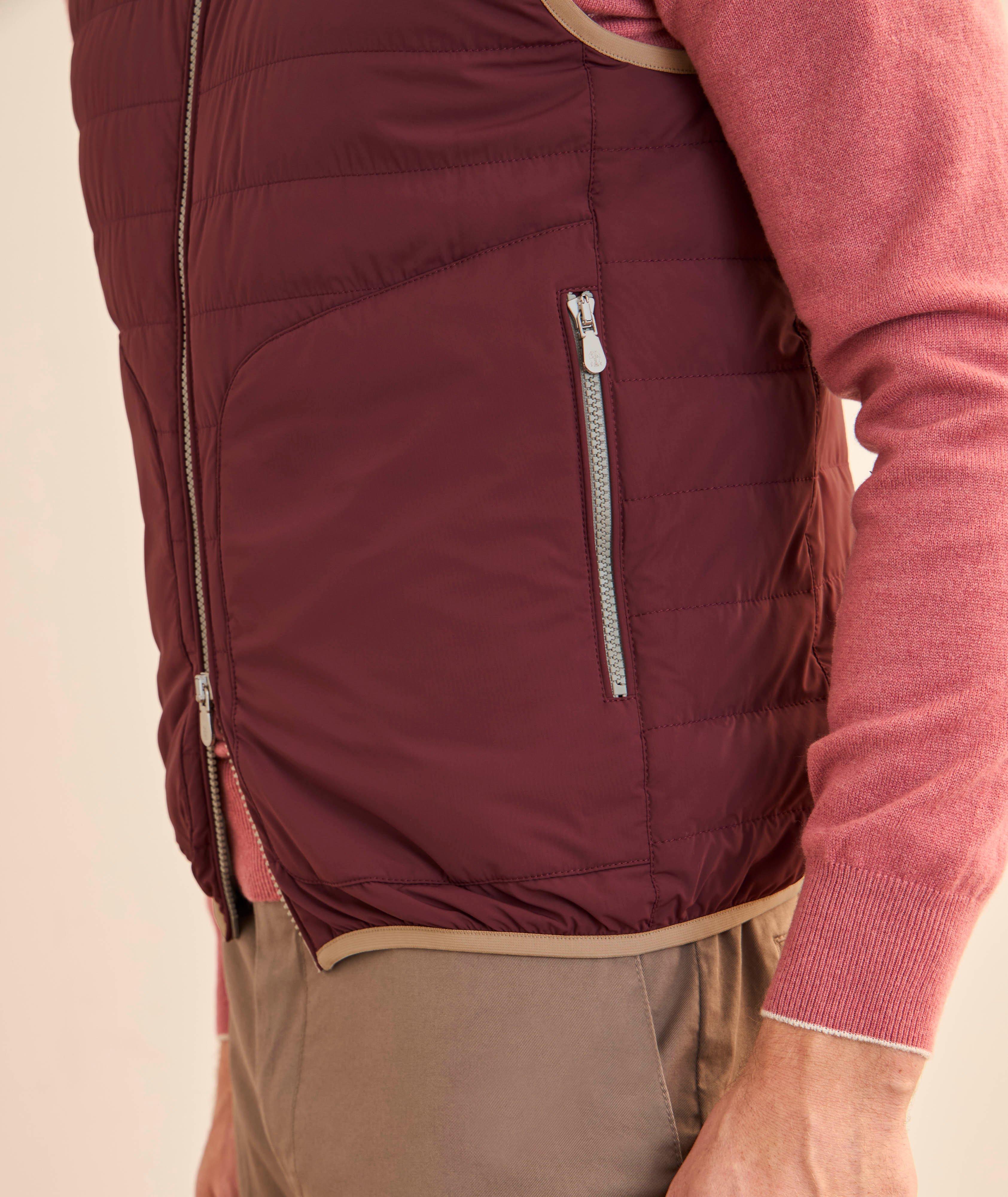 Gilet rembourré en duvet extensible image 4