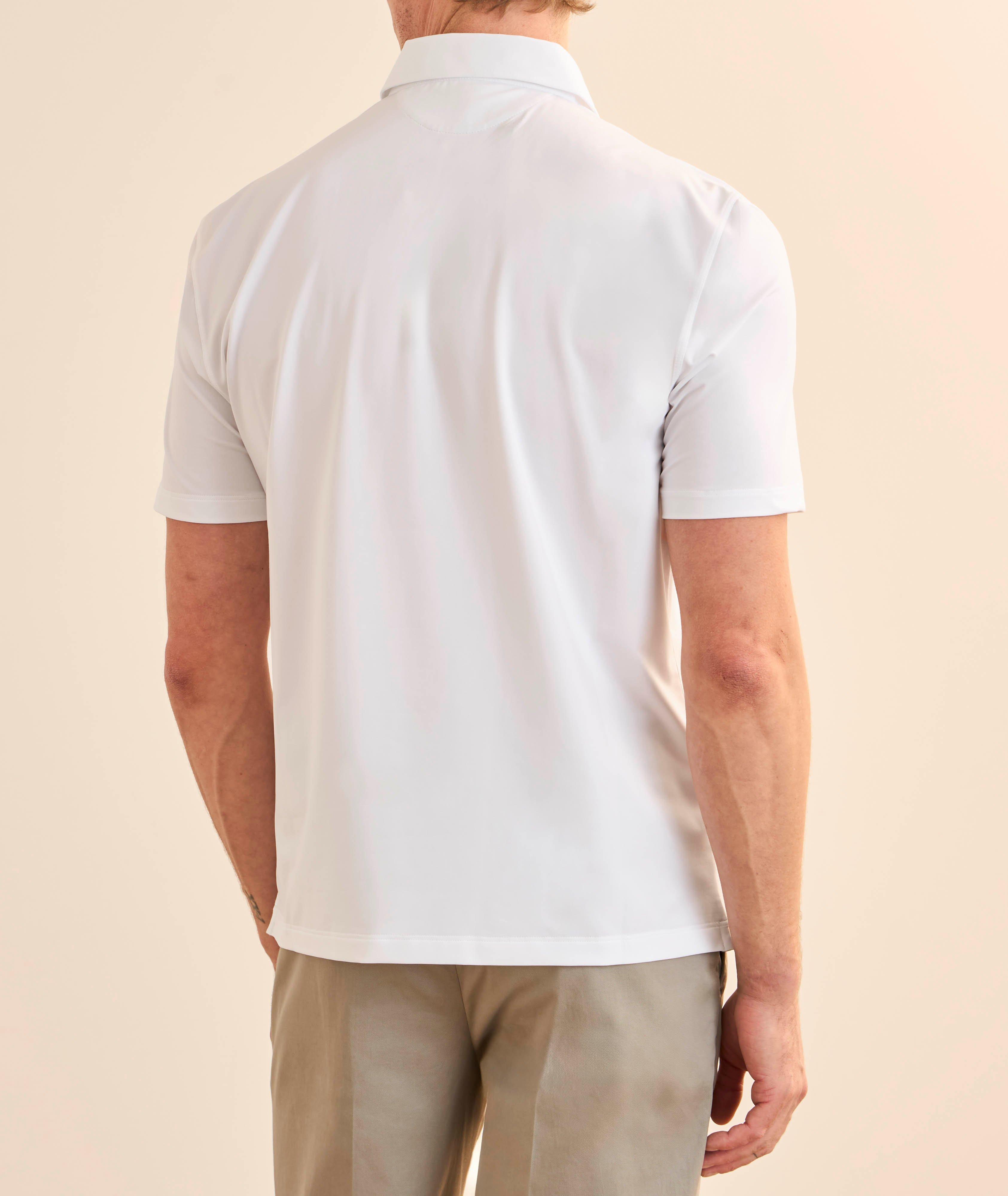 Logo Patch Stretch Knit Polo image 2