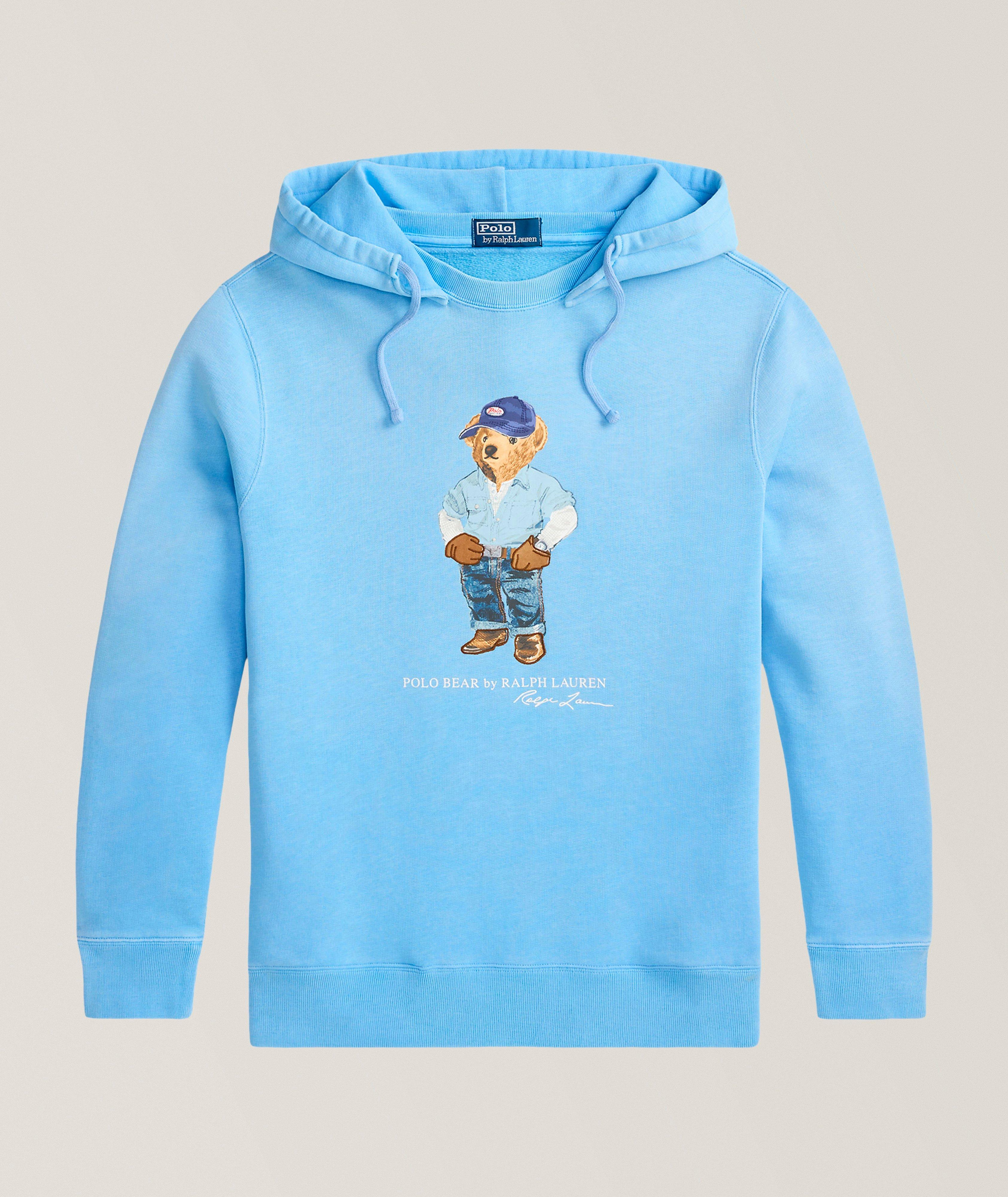 Polo Bear Fleece Hooded Sweatshirt