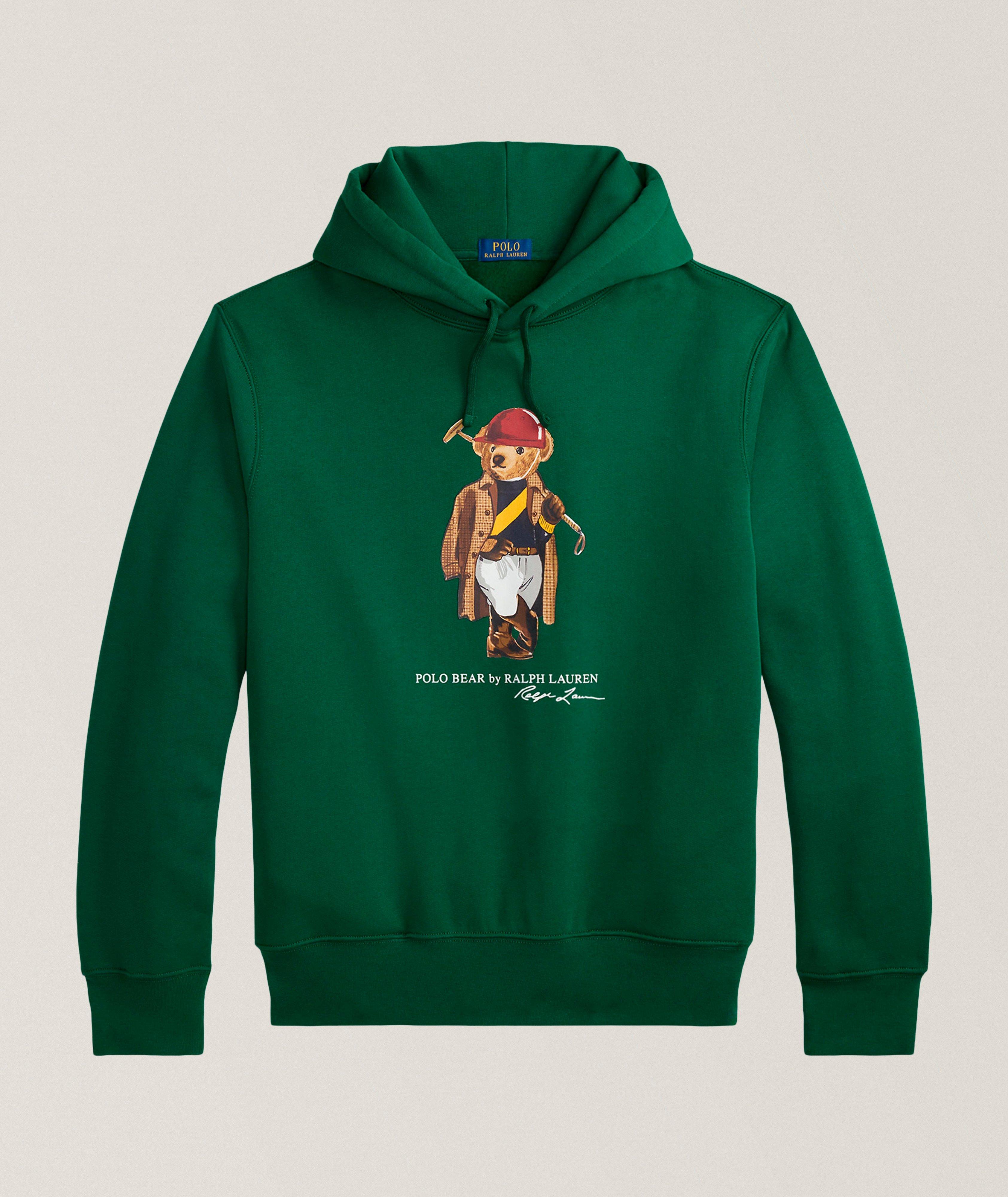 Polo Bear Fleece Hooded Sweatshirt