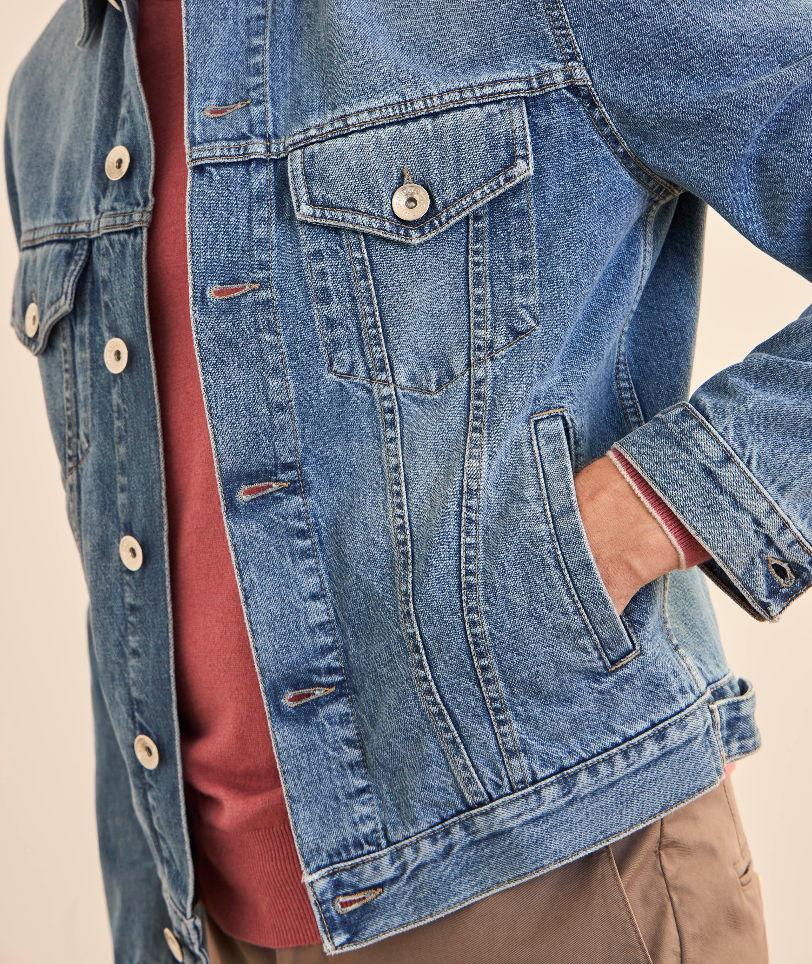 Denim Trucker Jacket image 3