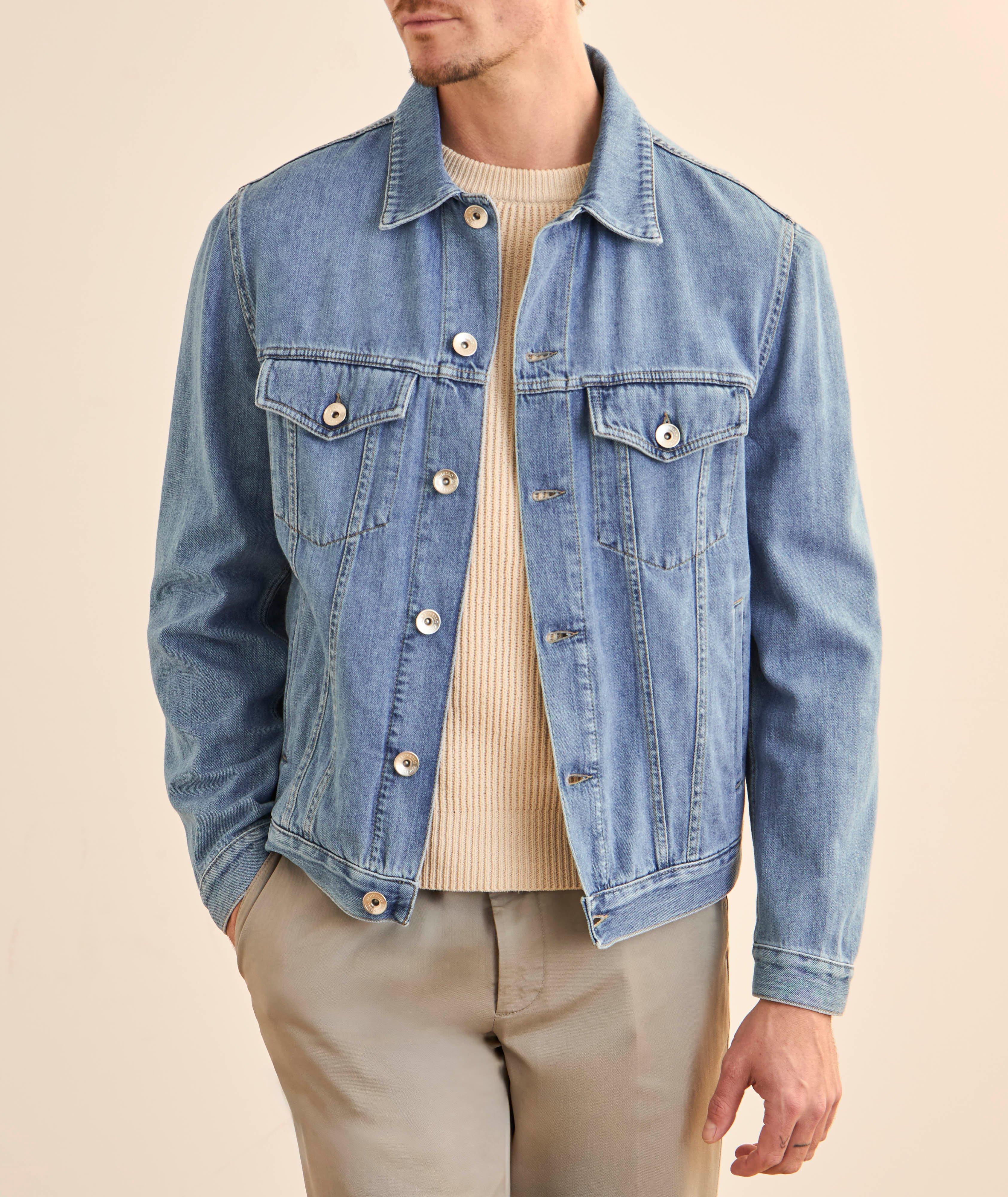 Veste camionneur denim image 1
