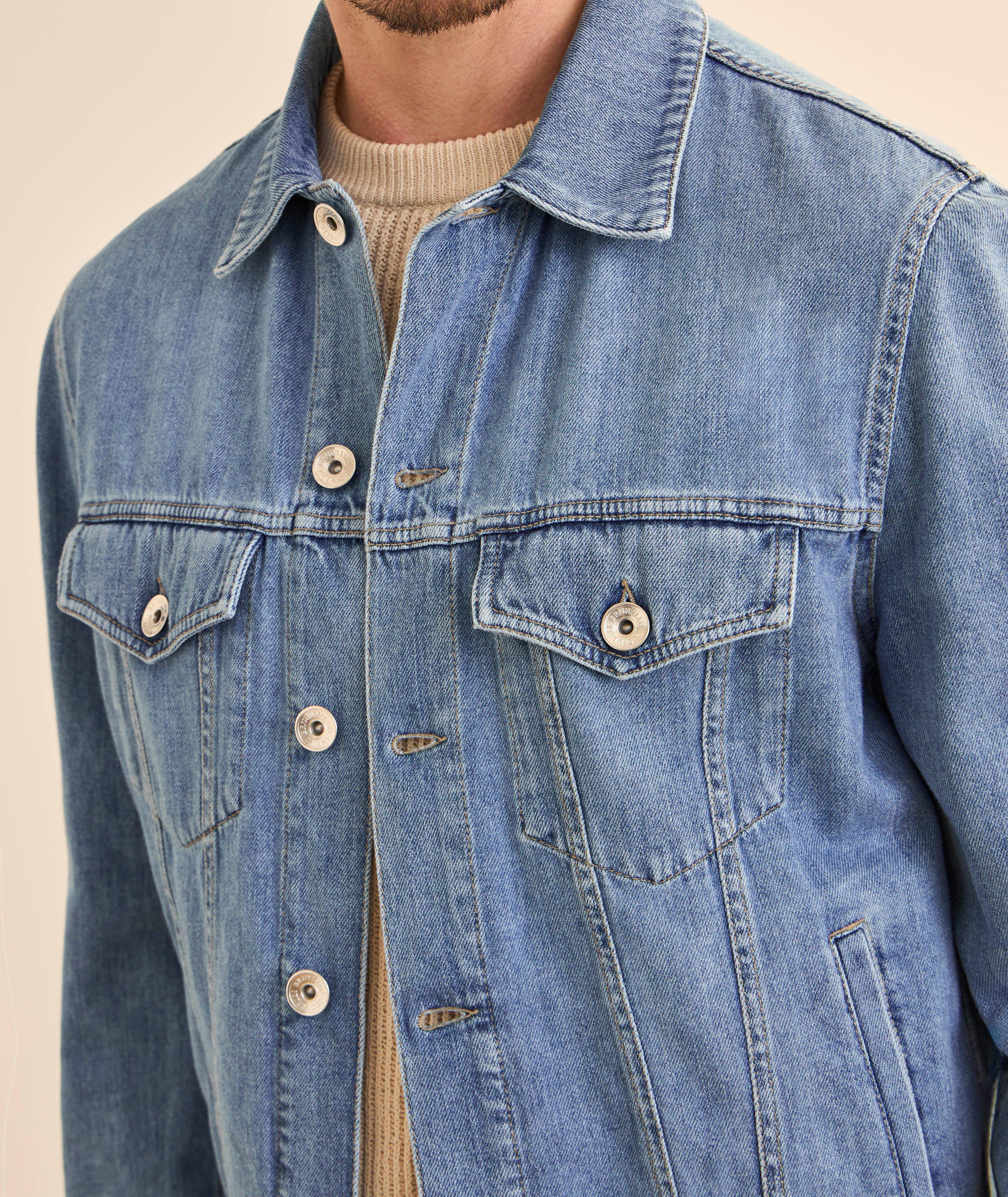 Veste camionneur denim image 3