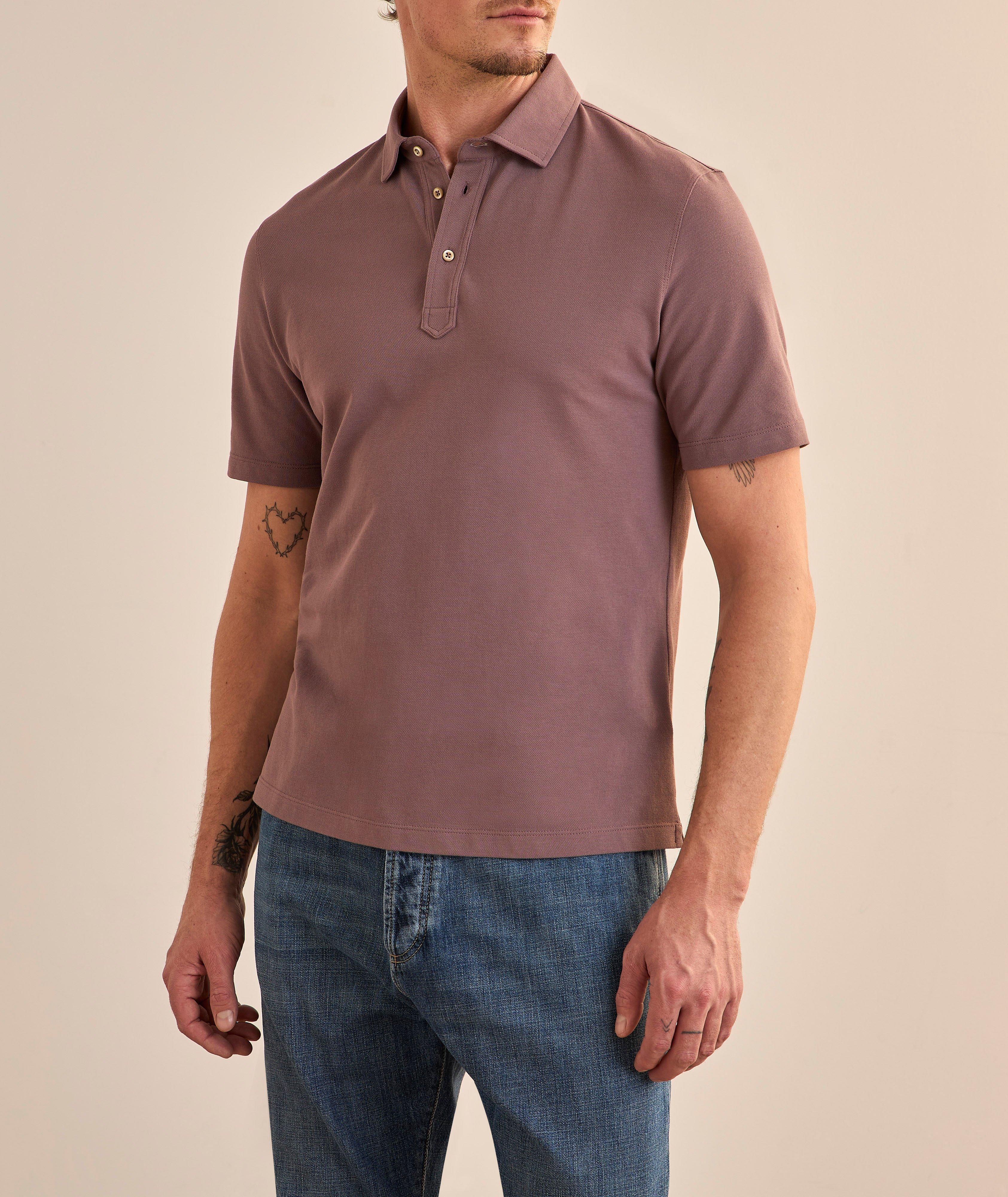 Cotton Piqué Polo Shirt image 1