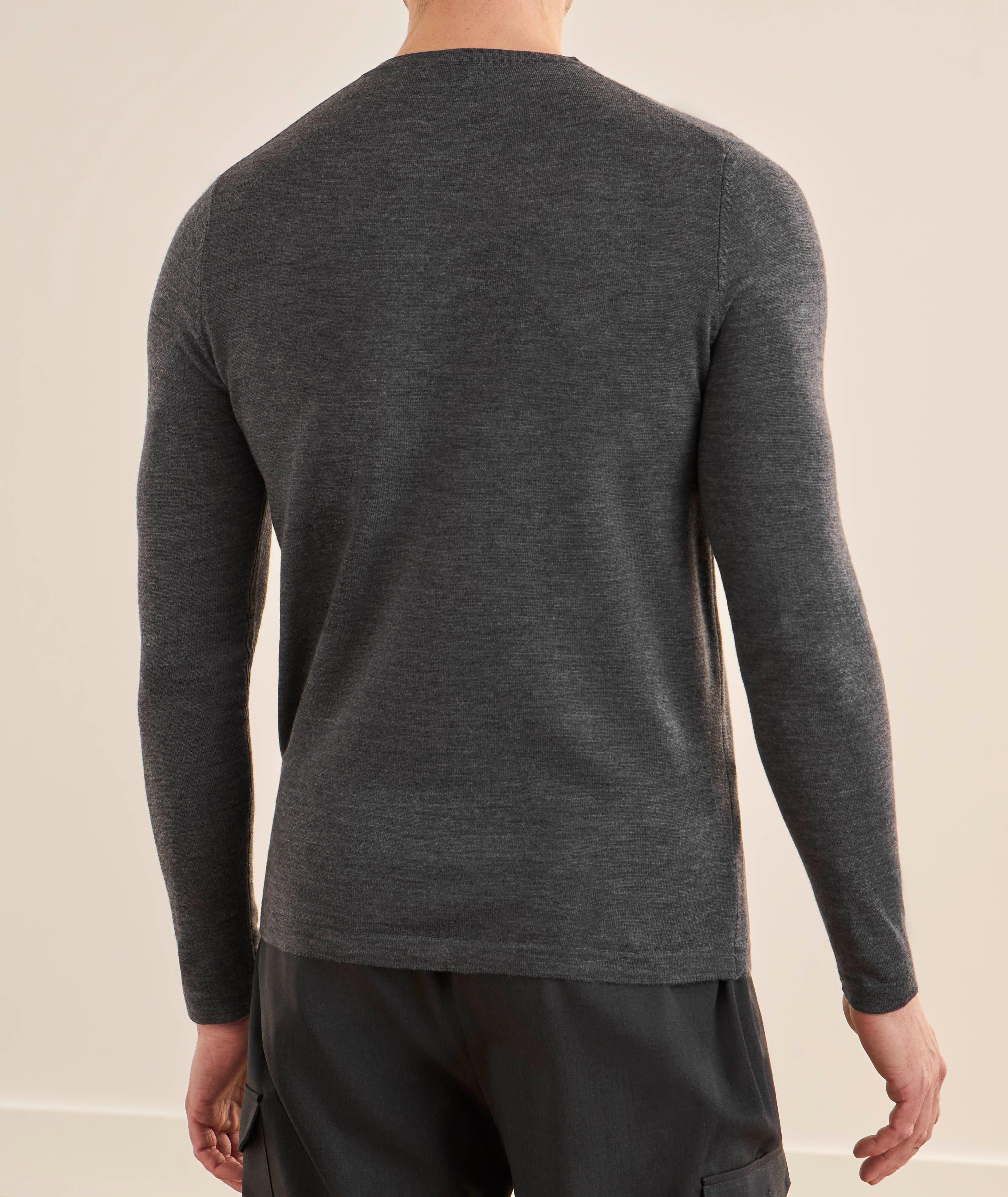 Extrafine Merino Wool V-Neck Sweater image 2