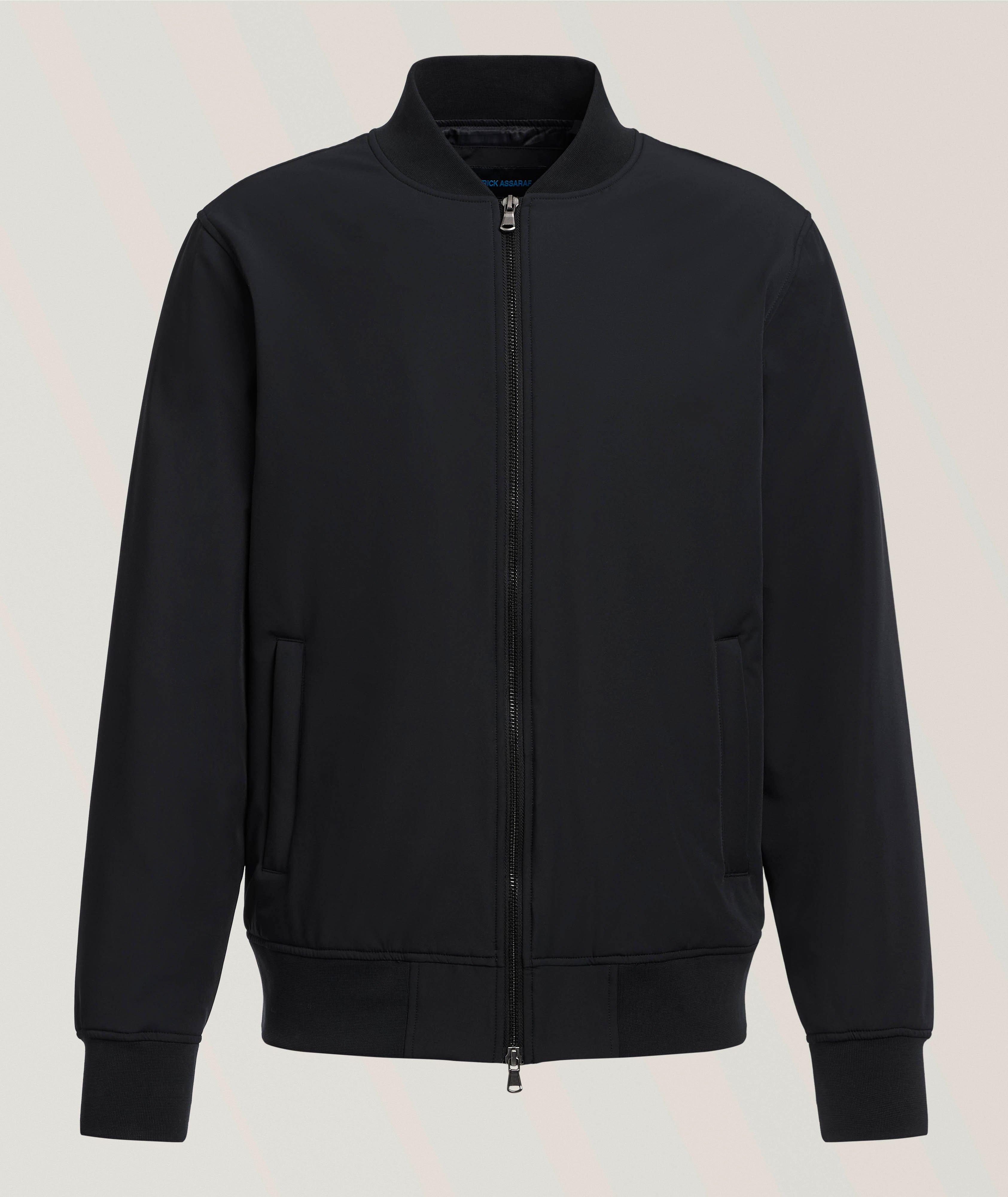 Patrick Assaraf Water-Repellent Padded Stretch Bomber