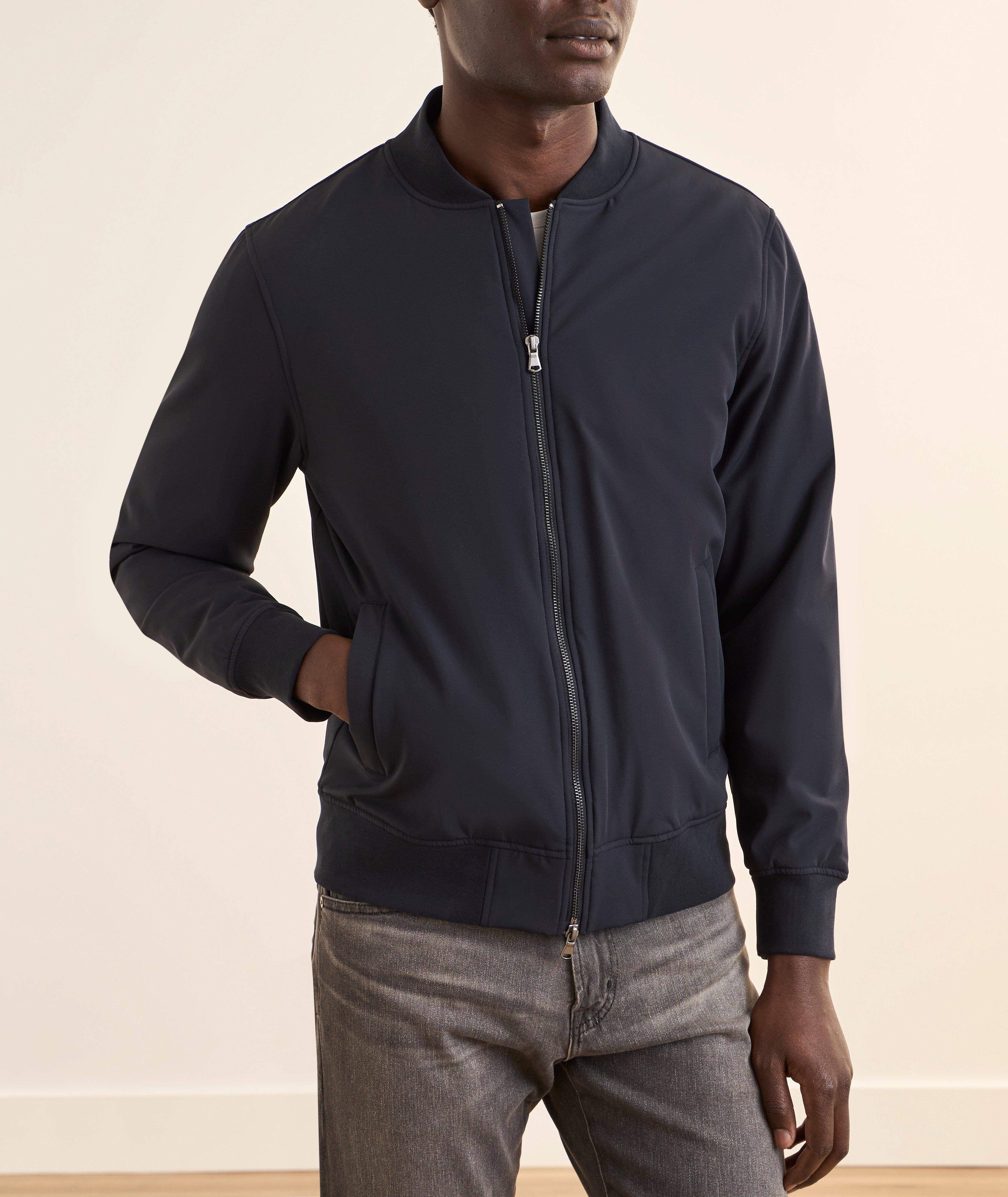 Water-Repellent Padded Stretch Bomber image 1