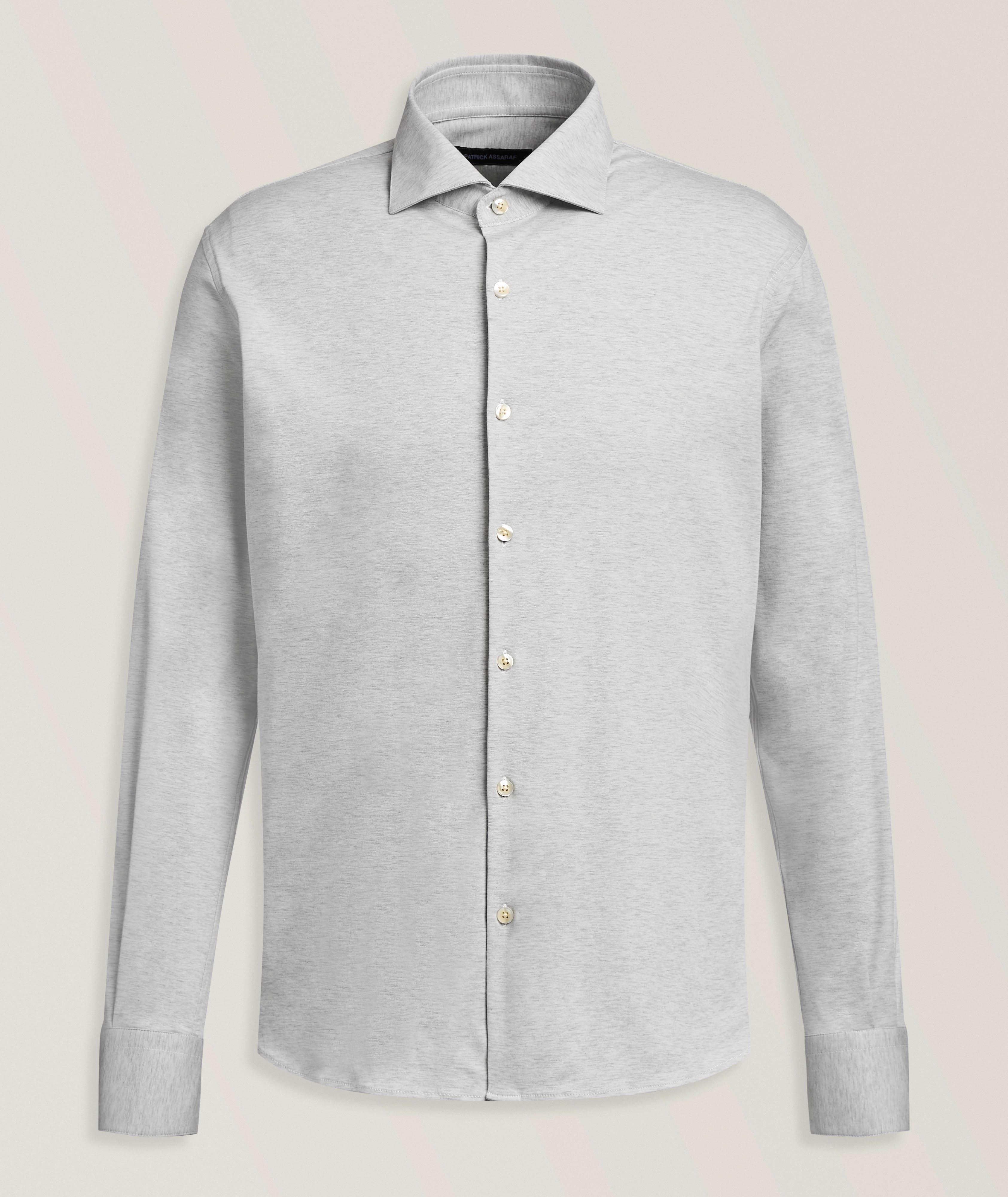 Patrick Assaraf 4-Flex Stretch Jersey Shirt
