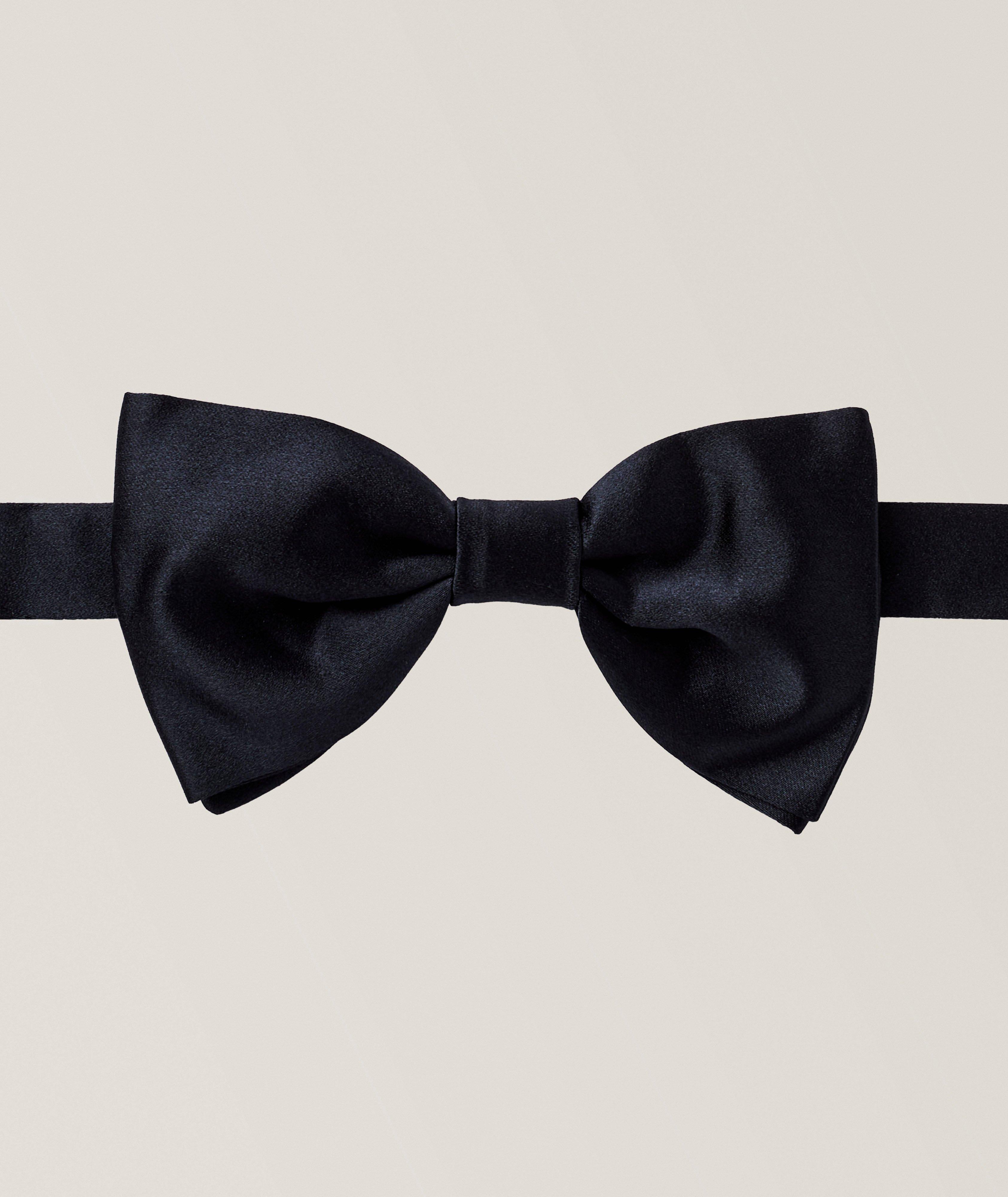 Solid Silk Bow Tie