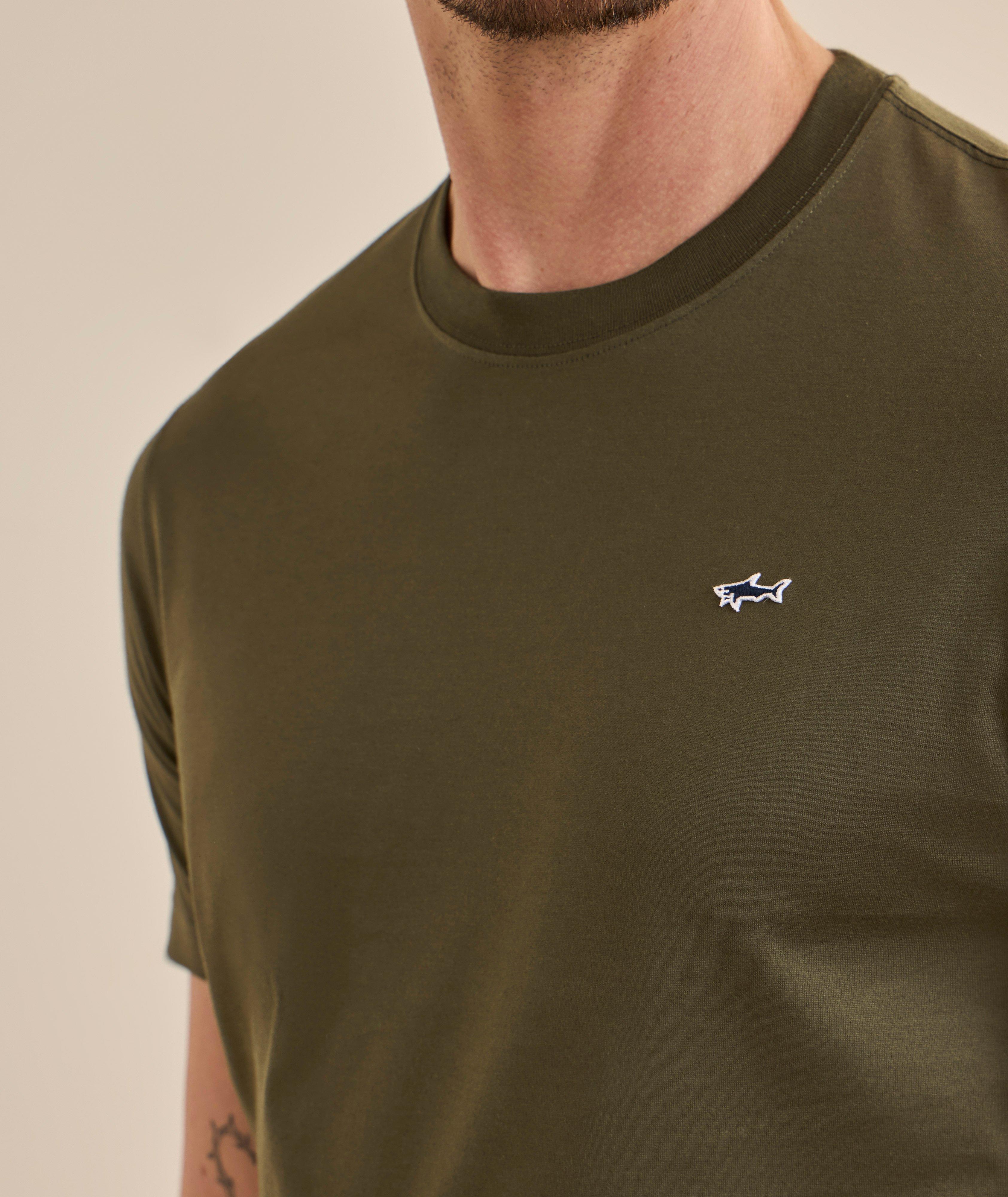 Cotton Jersey Crewneck T-Shirt image 3