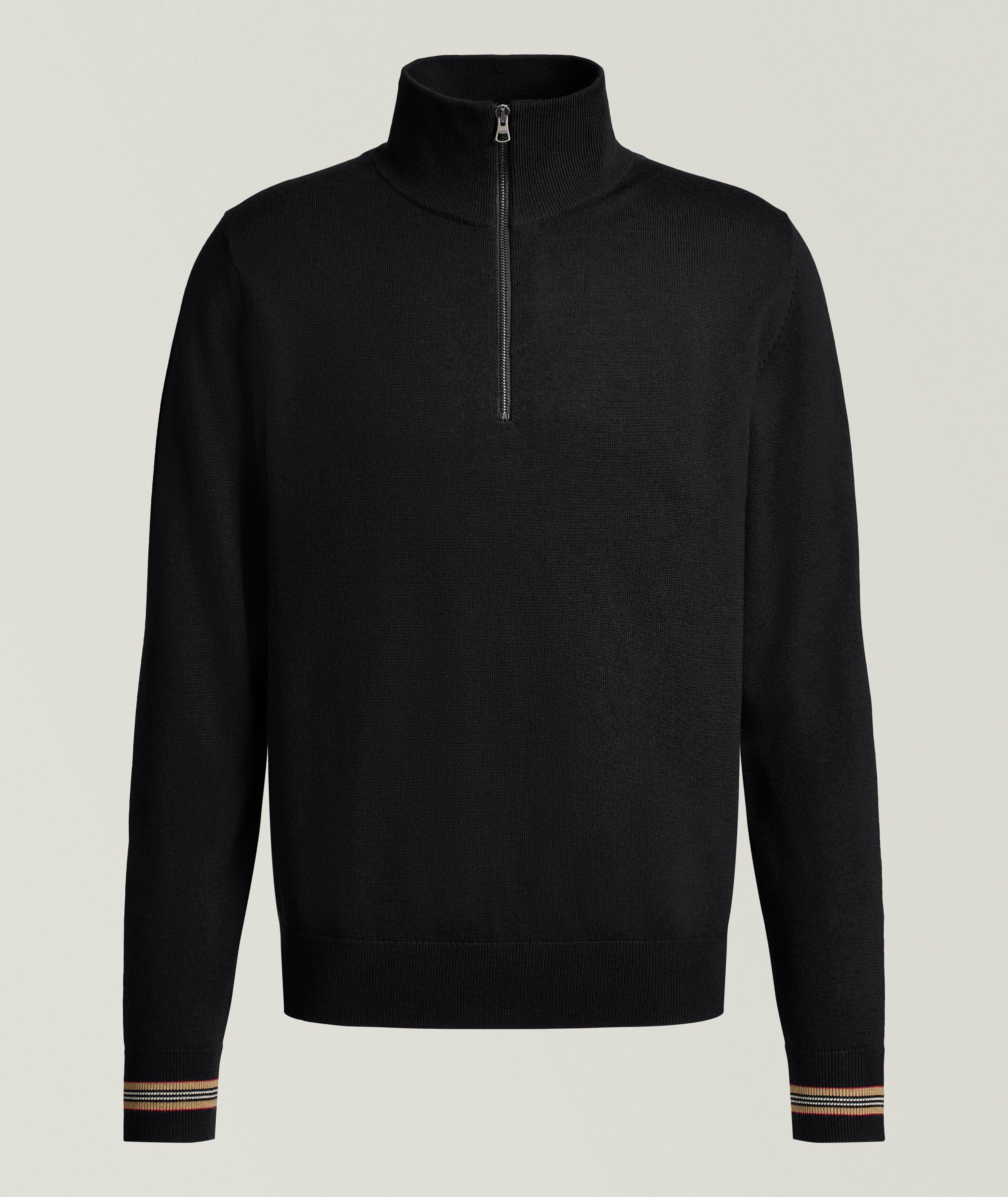 Wool Quarter-Zipped Sweater image 0