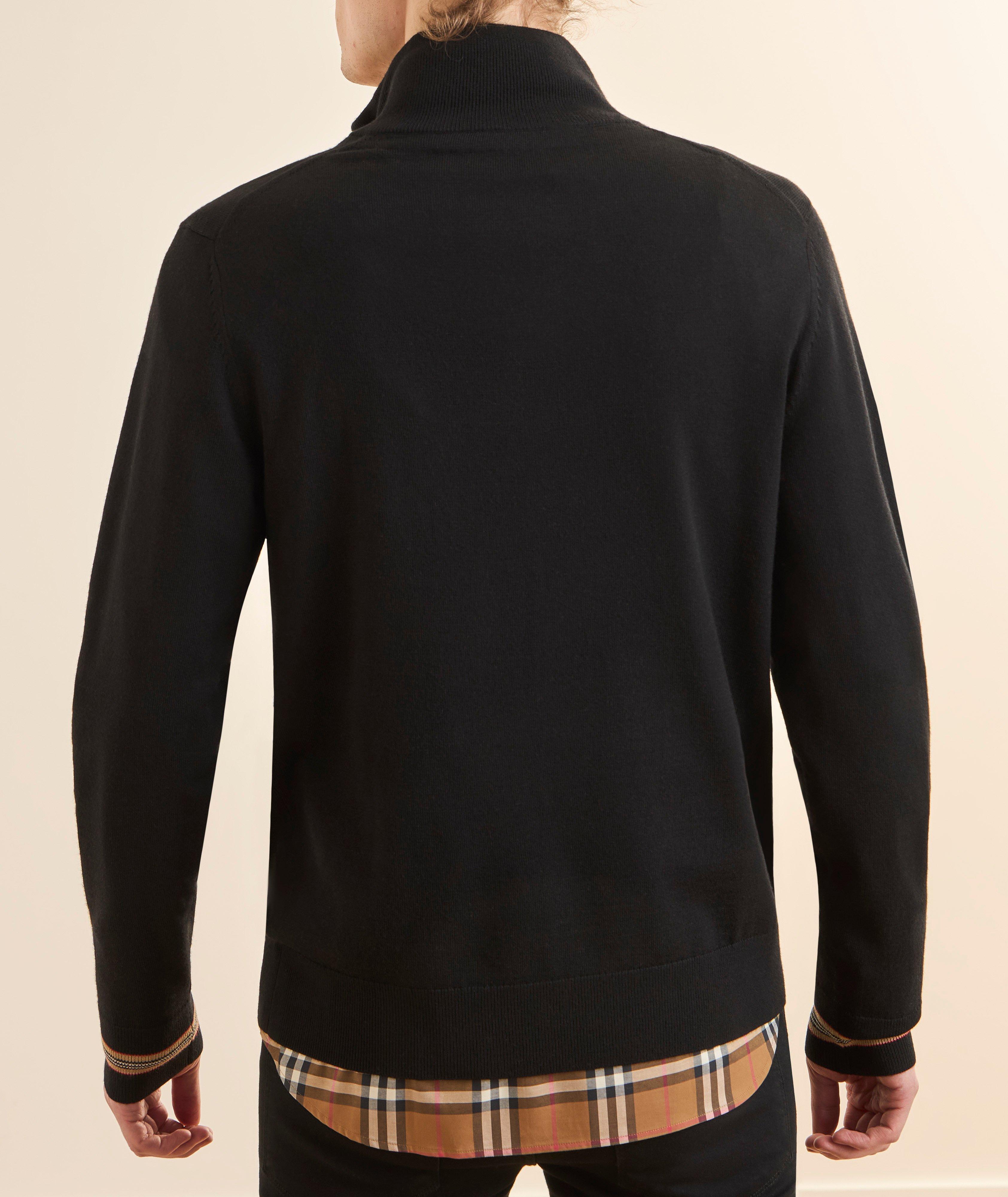 Wool Quarter-Zipped Sweater image 2