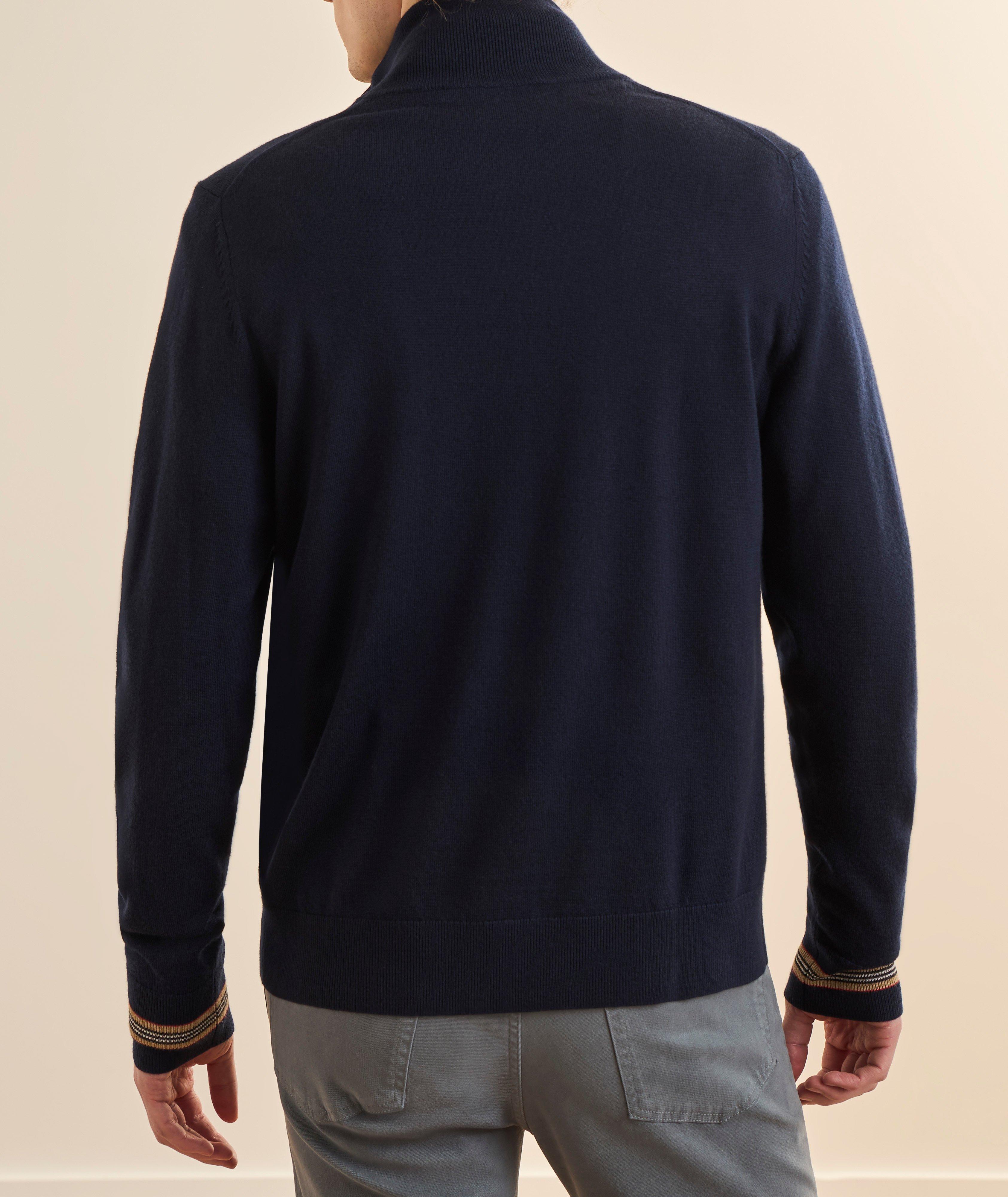 Wool Quarter-Zipped Sweater image 2
