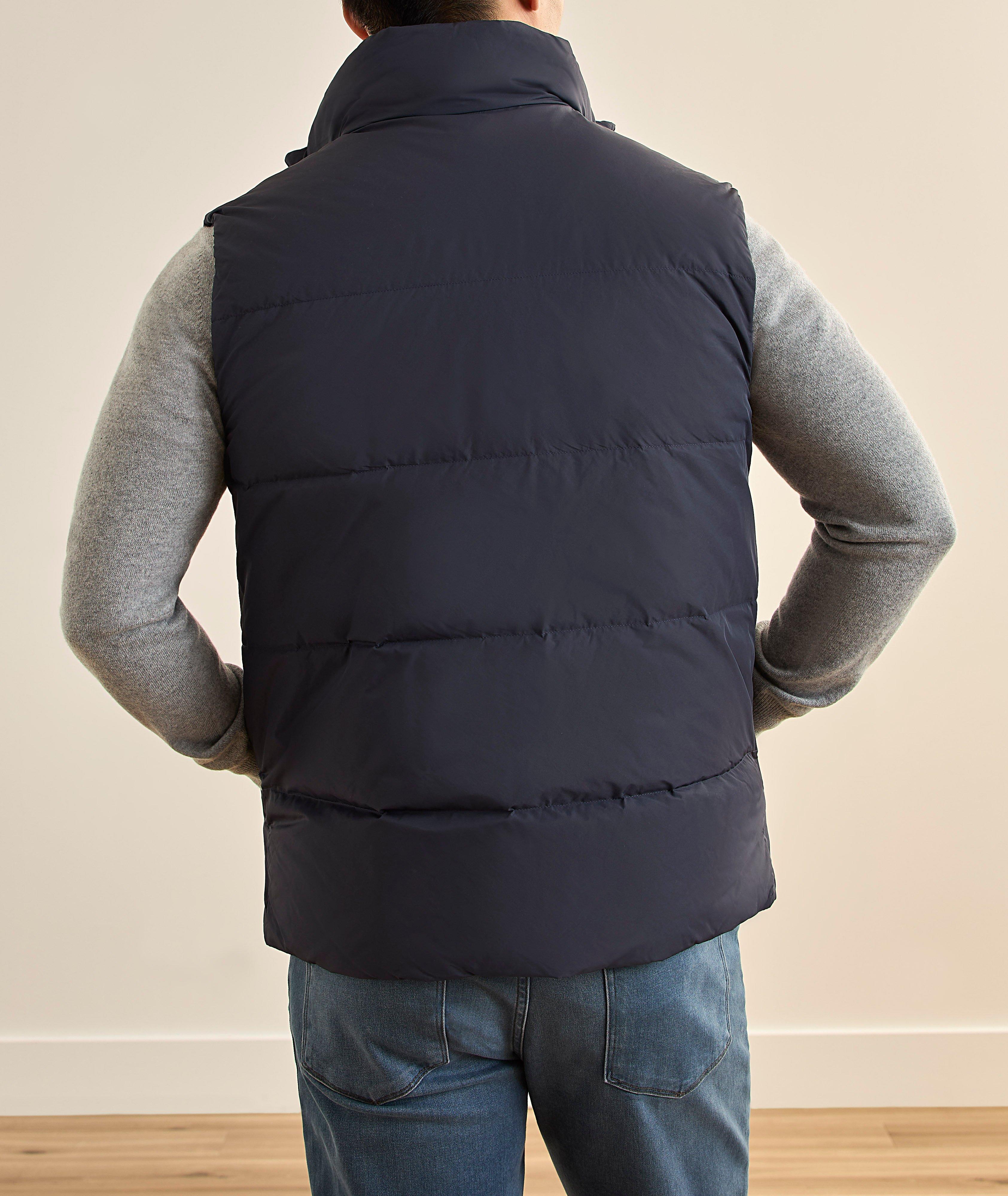 Reversible Checked Puffer Vest image 2