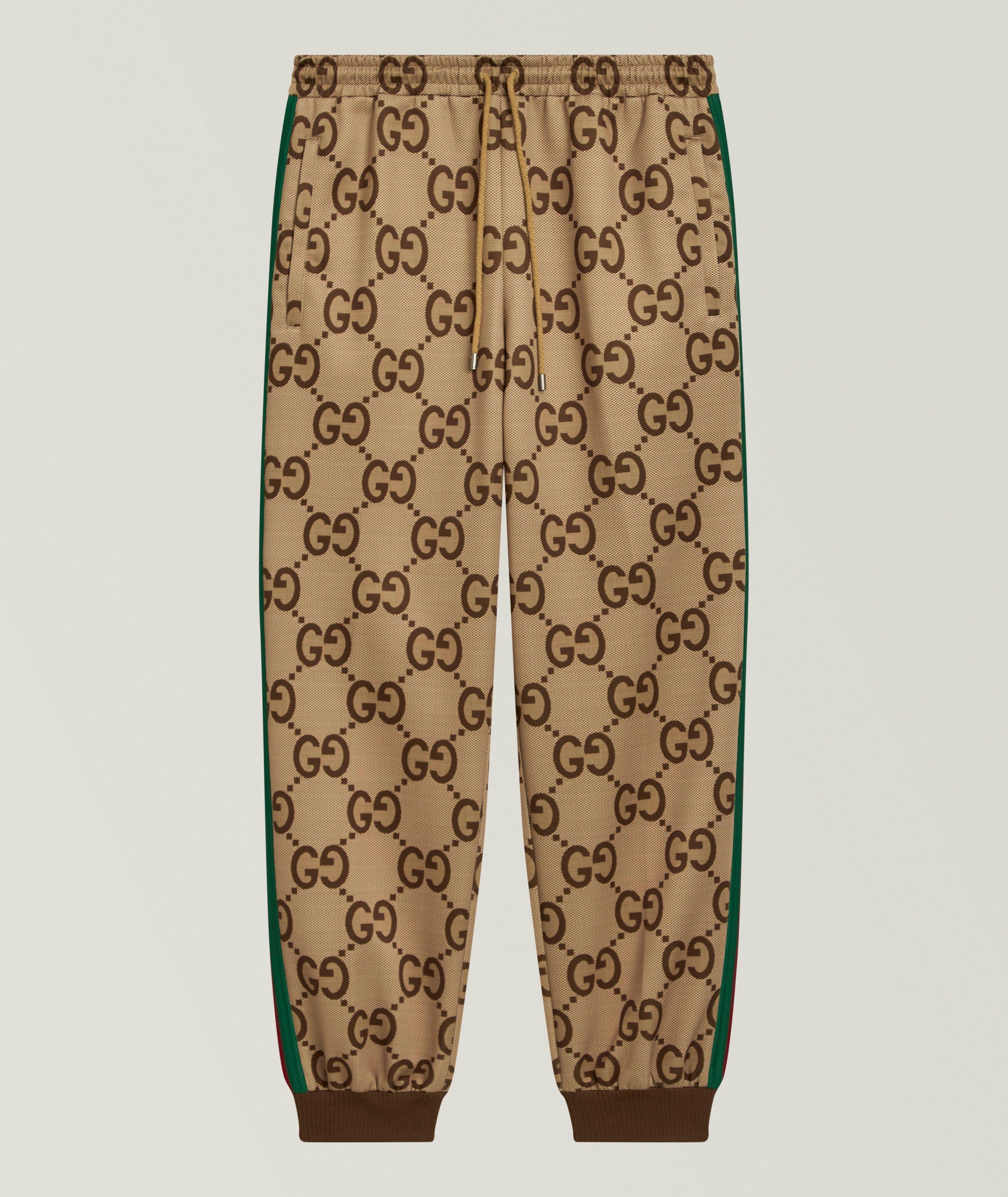 Gucci Pantalon de jogging imprimé-monogramme
