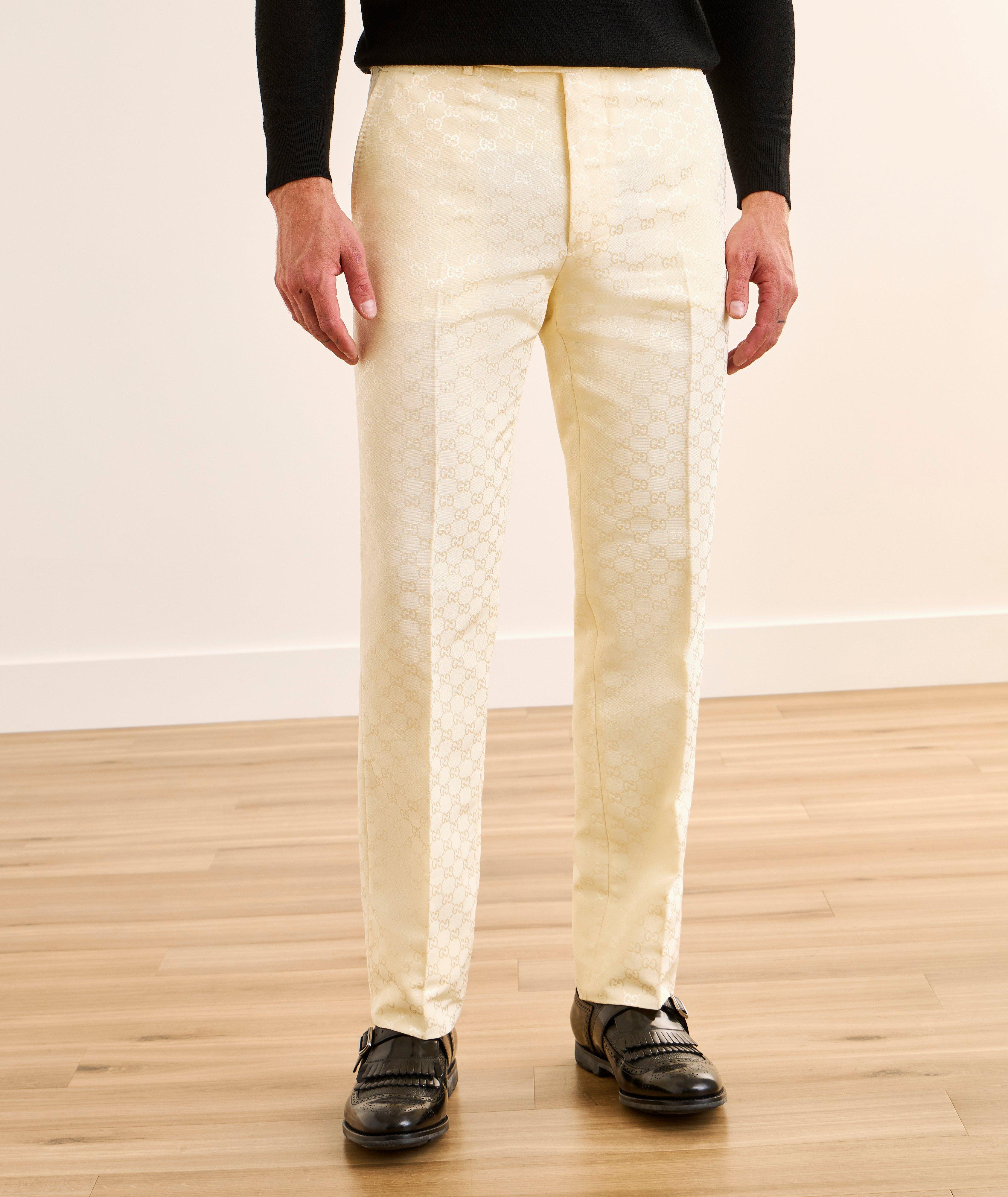 Pantalon habillé jacquard monogramme image 2