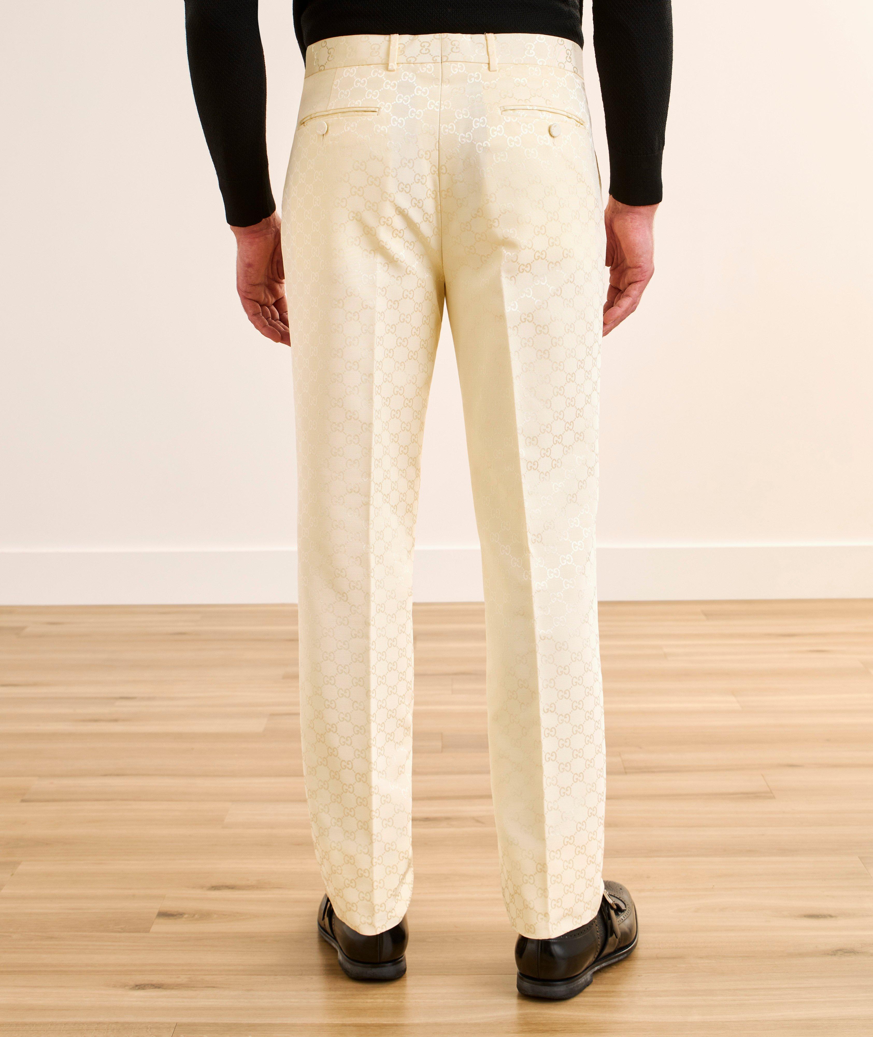 Pantalon habillé jacquard monogramme image 3