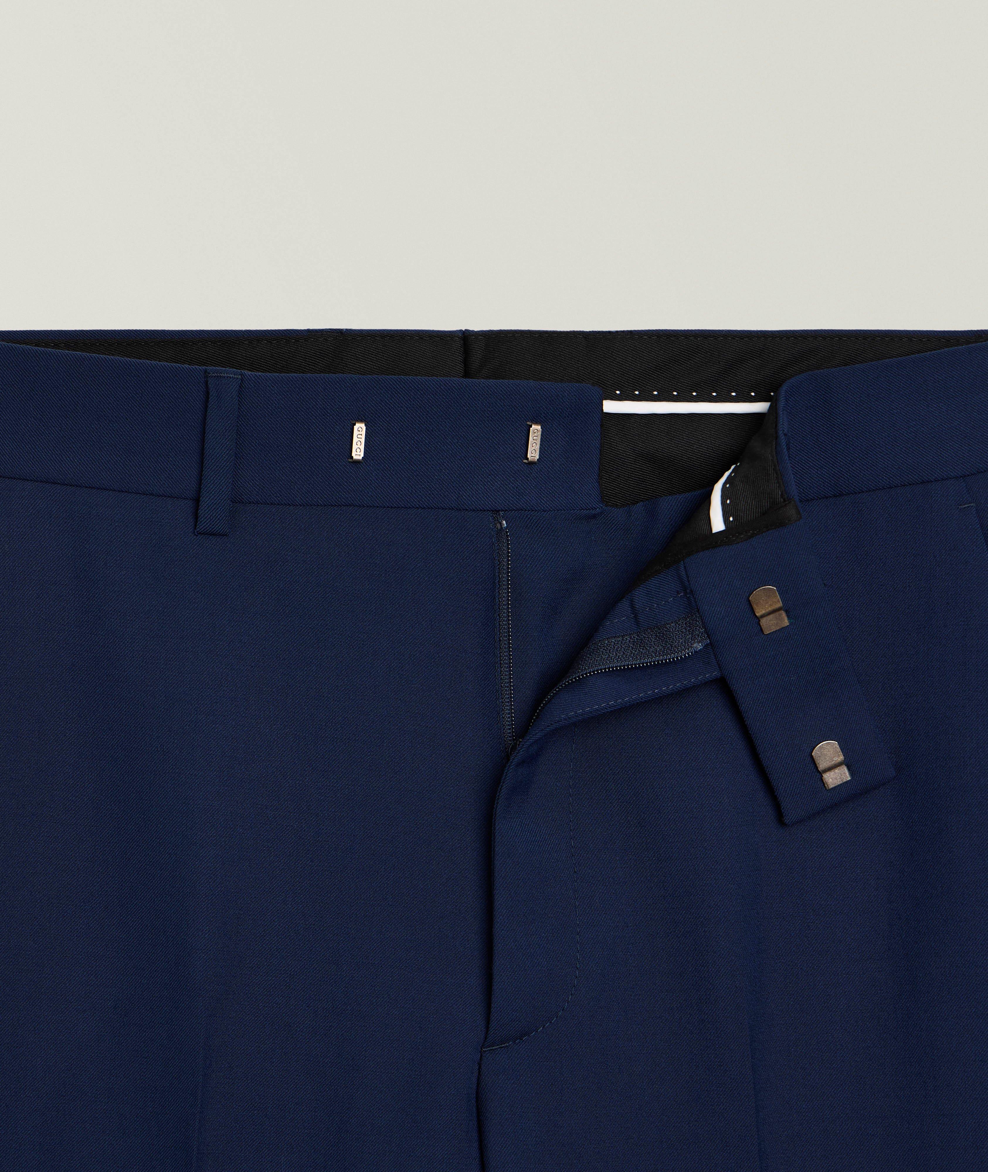 Pantalon mohair-laine bordures-rayées image 4