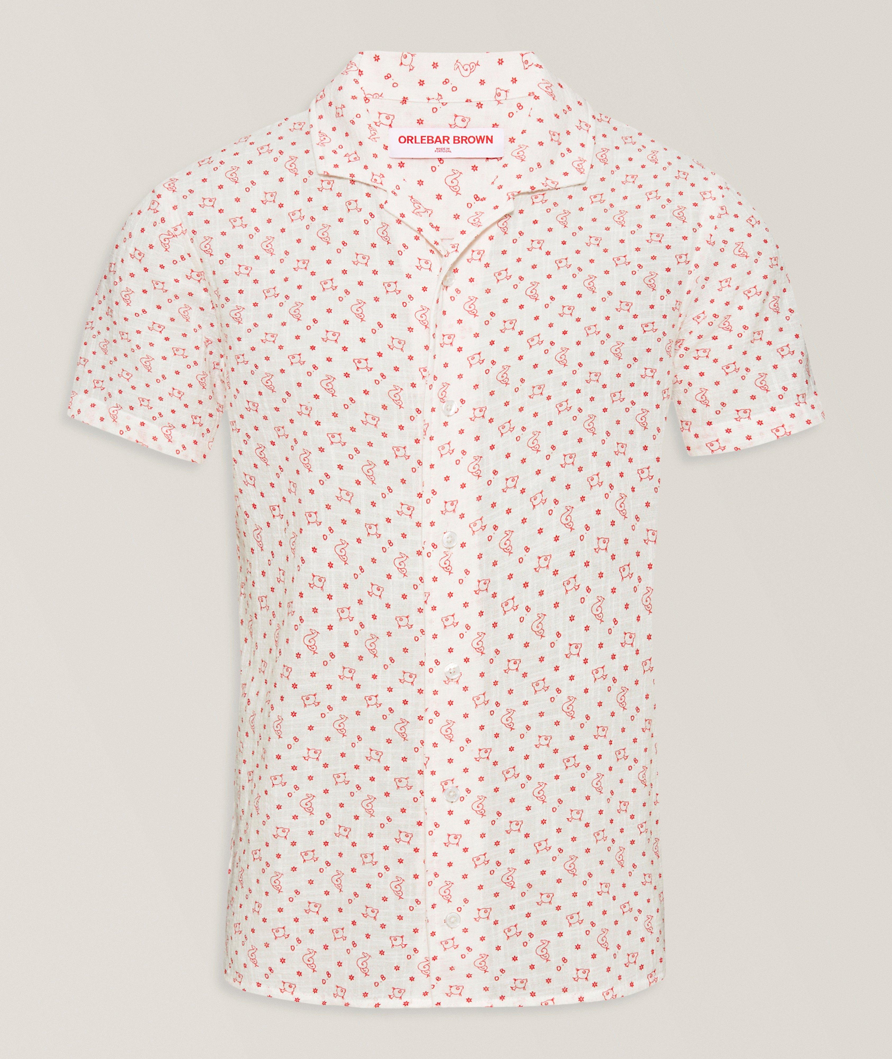 Hibbert Waveborn Cotton Camp Shirt image 0