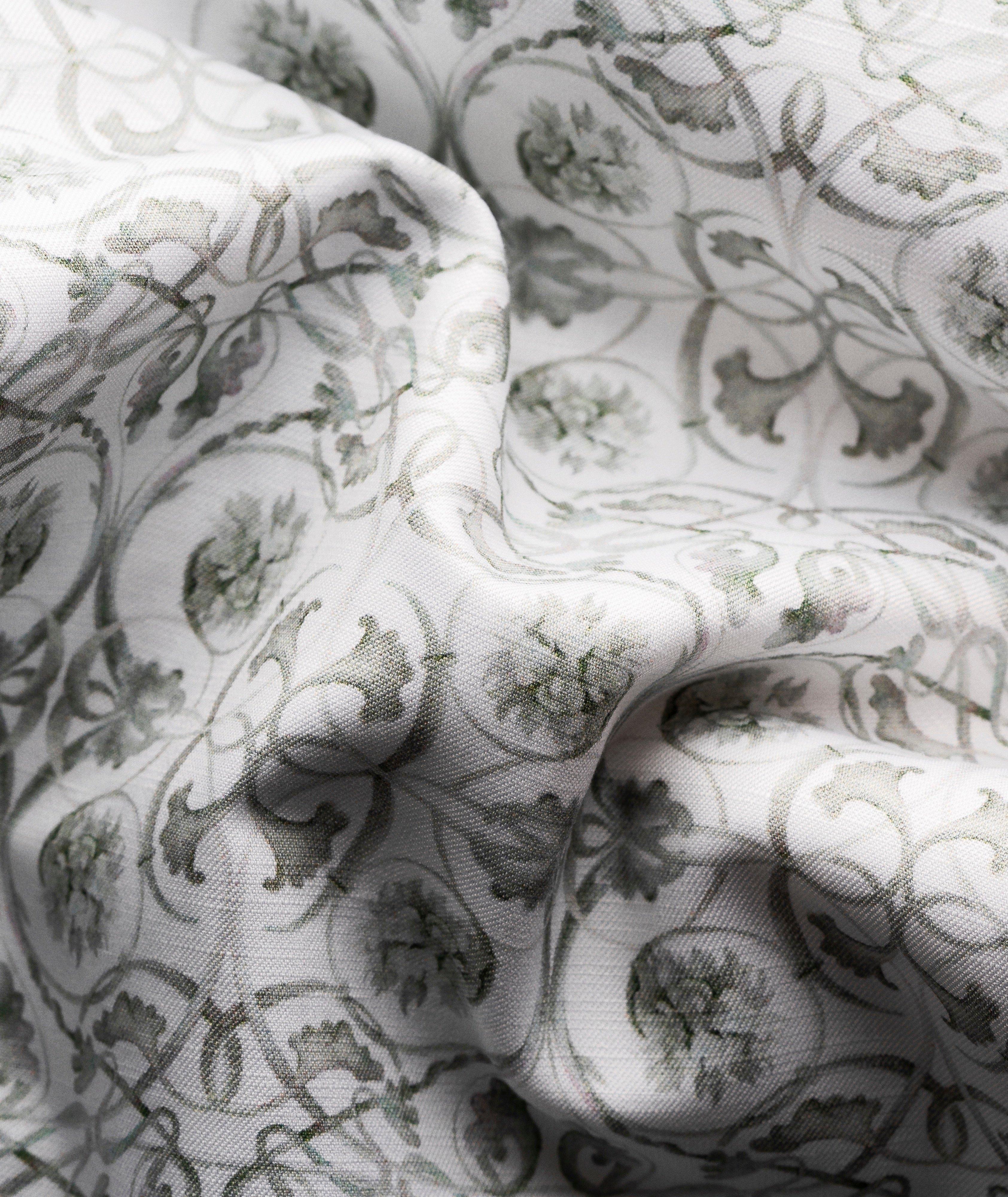 Contemporary-Fit Floral Cotton-Linen Shirt image 2
