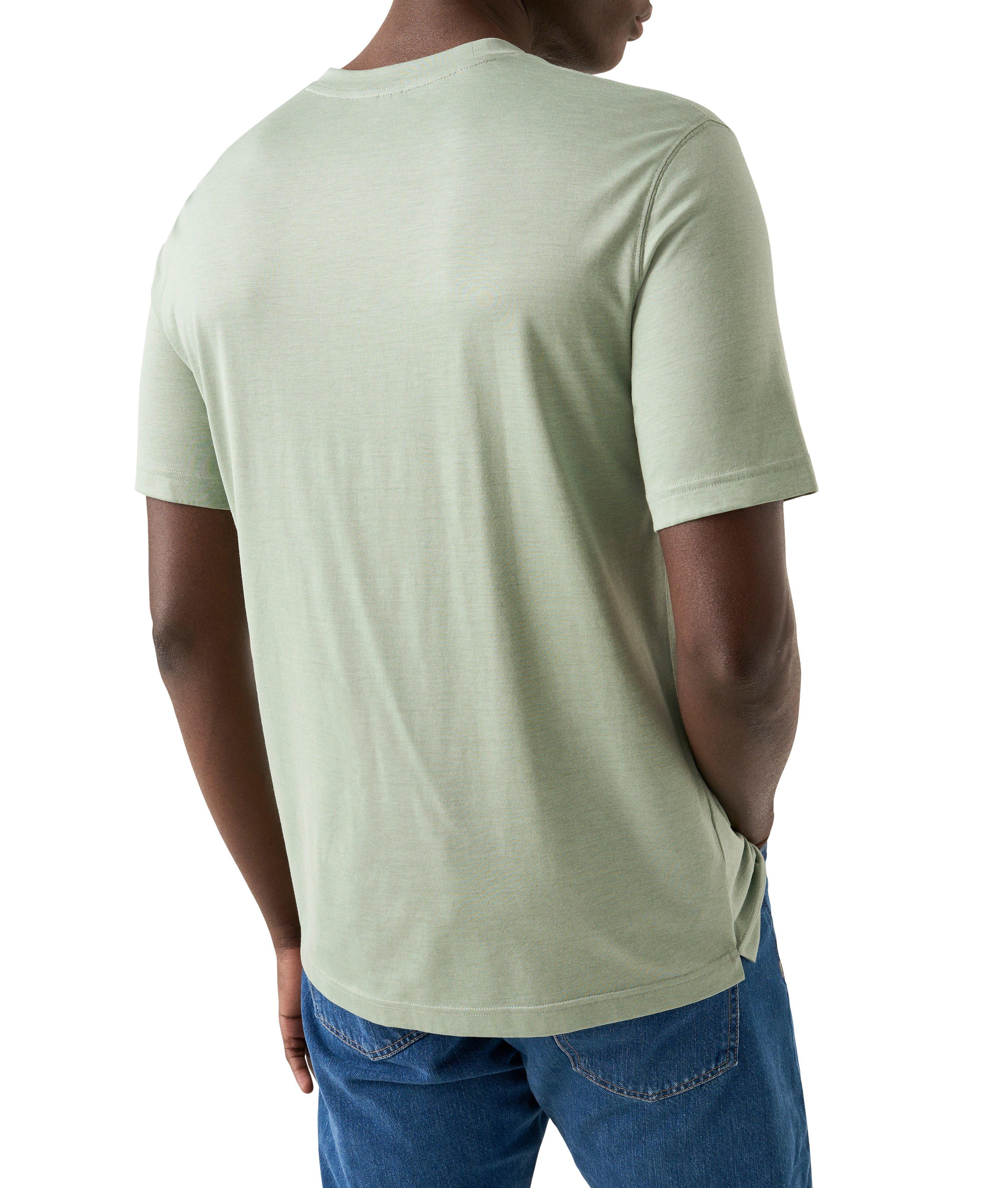 Cotton-Silk Crewneck T-Shirt image 3