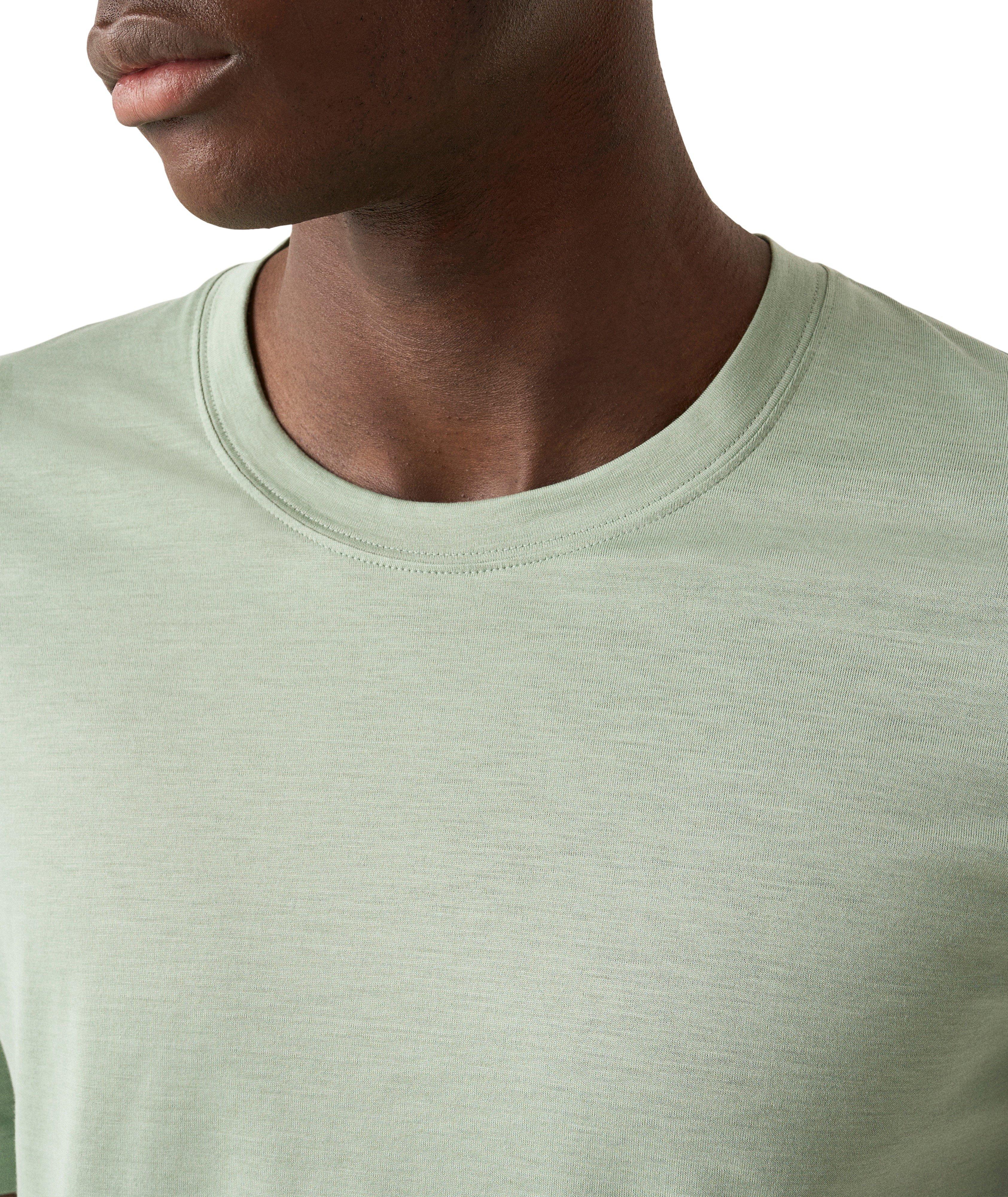 Cotton-Silk Crewneck T-Shirt image 4