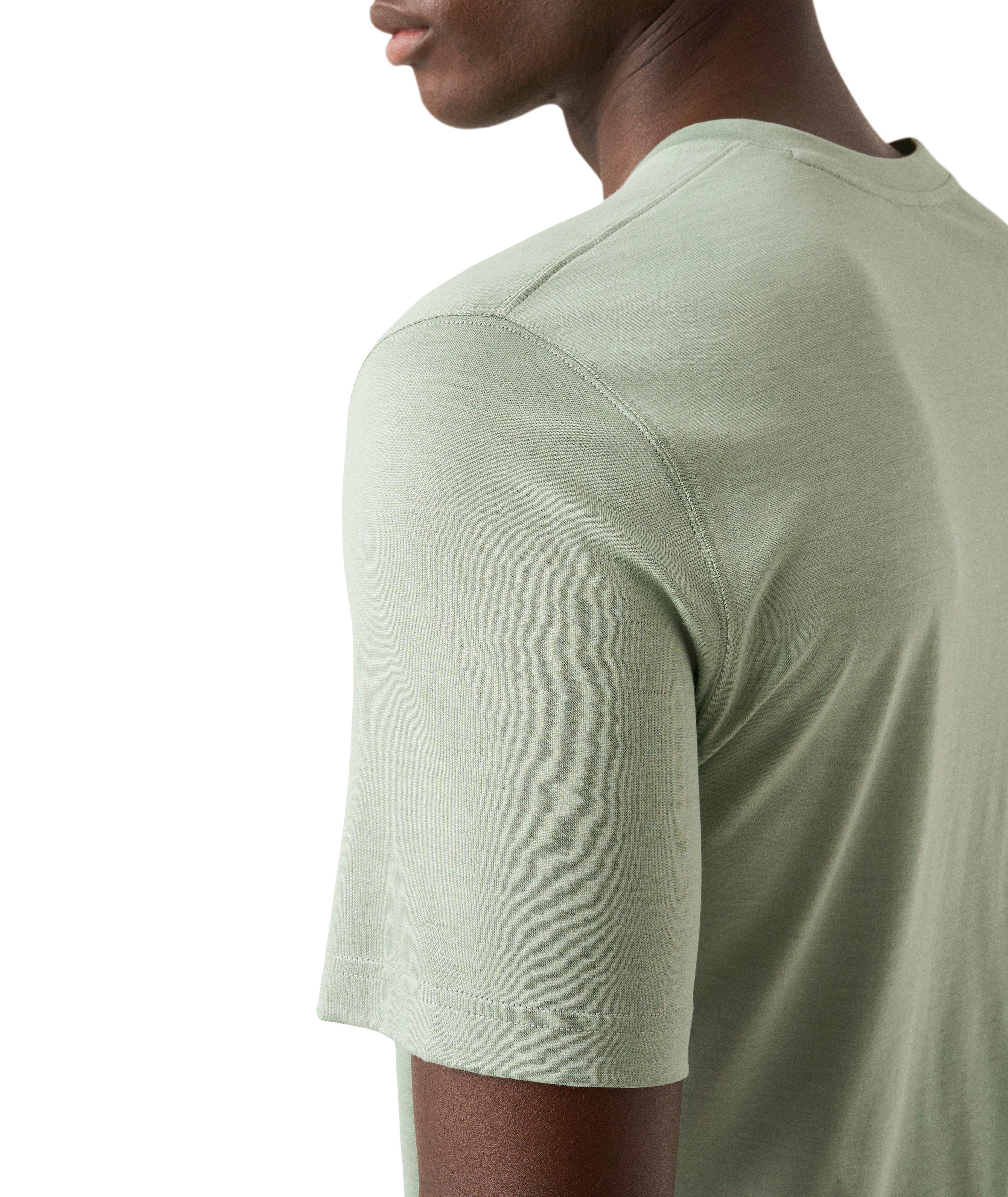 Cotton-Silk Crewneck T-Shirt image 5