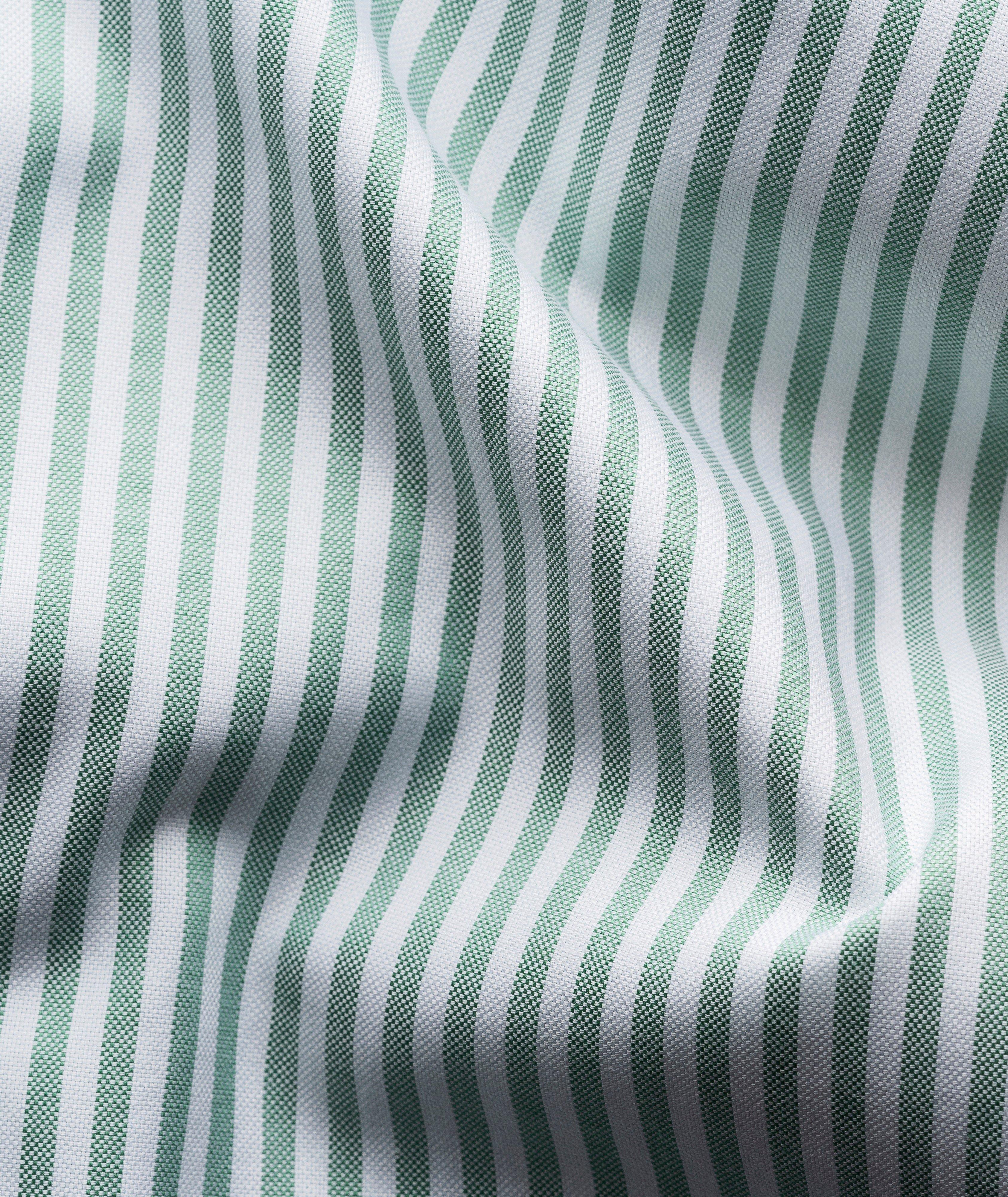 Slim-Fit Striped Signature Oxford Dress Shirt image 2