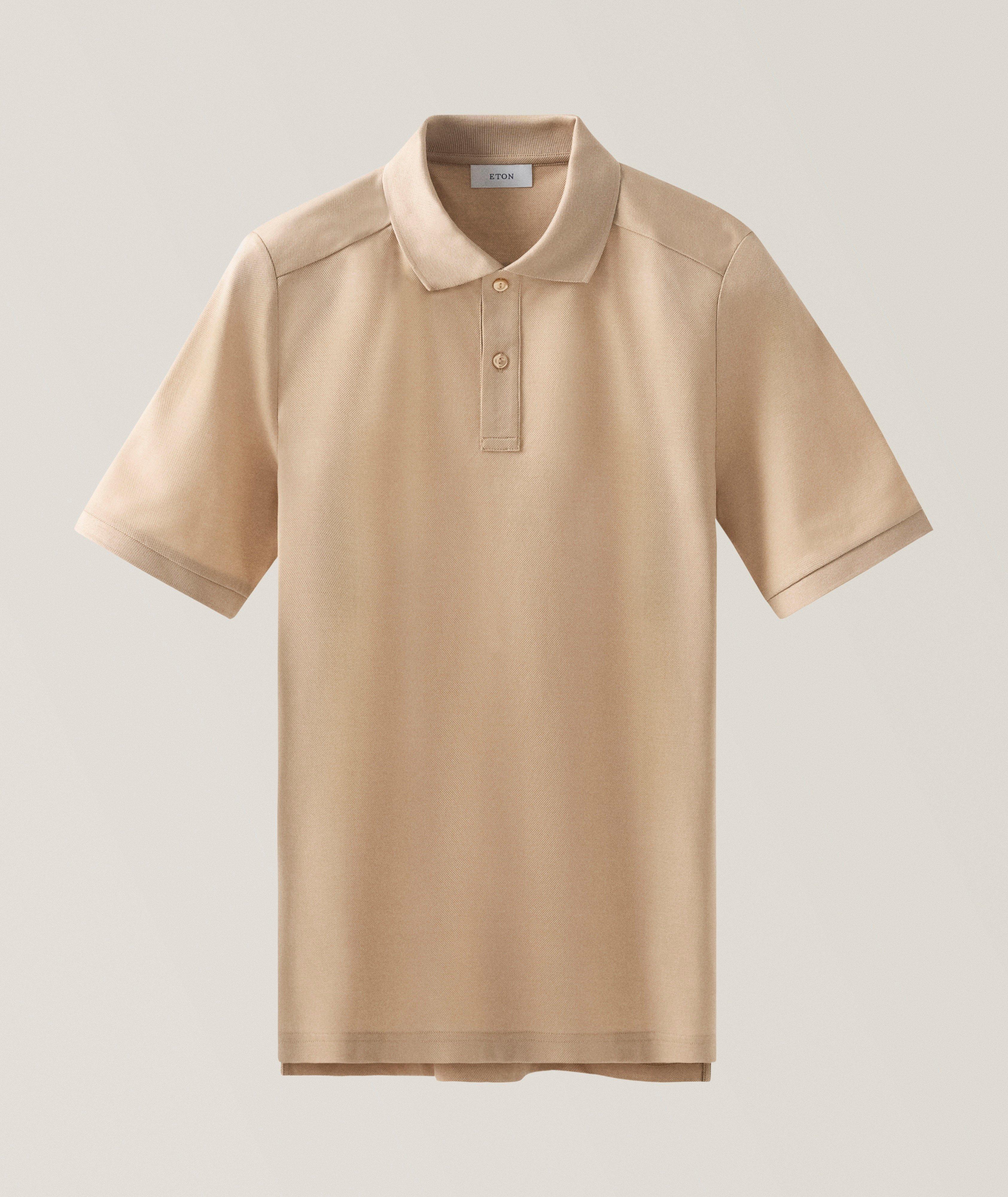 Eton Filo Di Scozia Pique Cotton Polo
