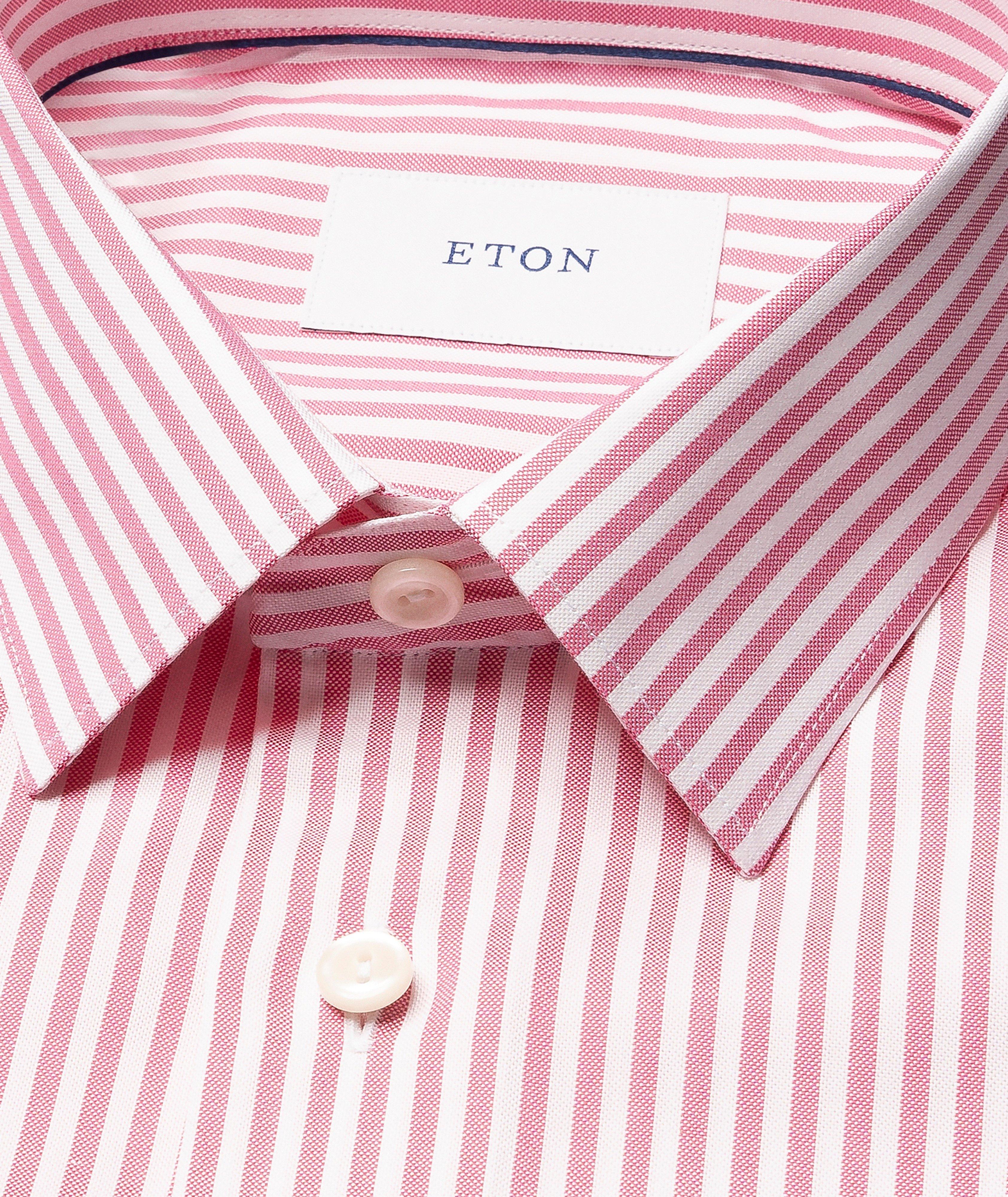 Chemise habillée Oxford signature rayée coupe ajustée image 1