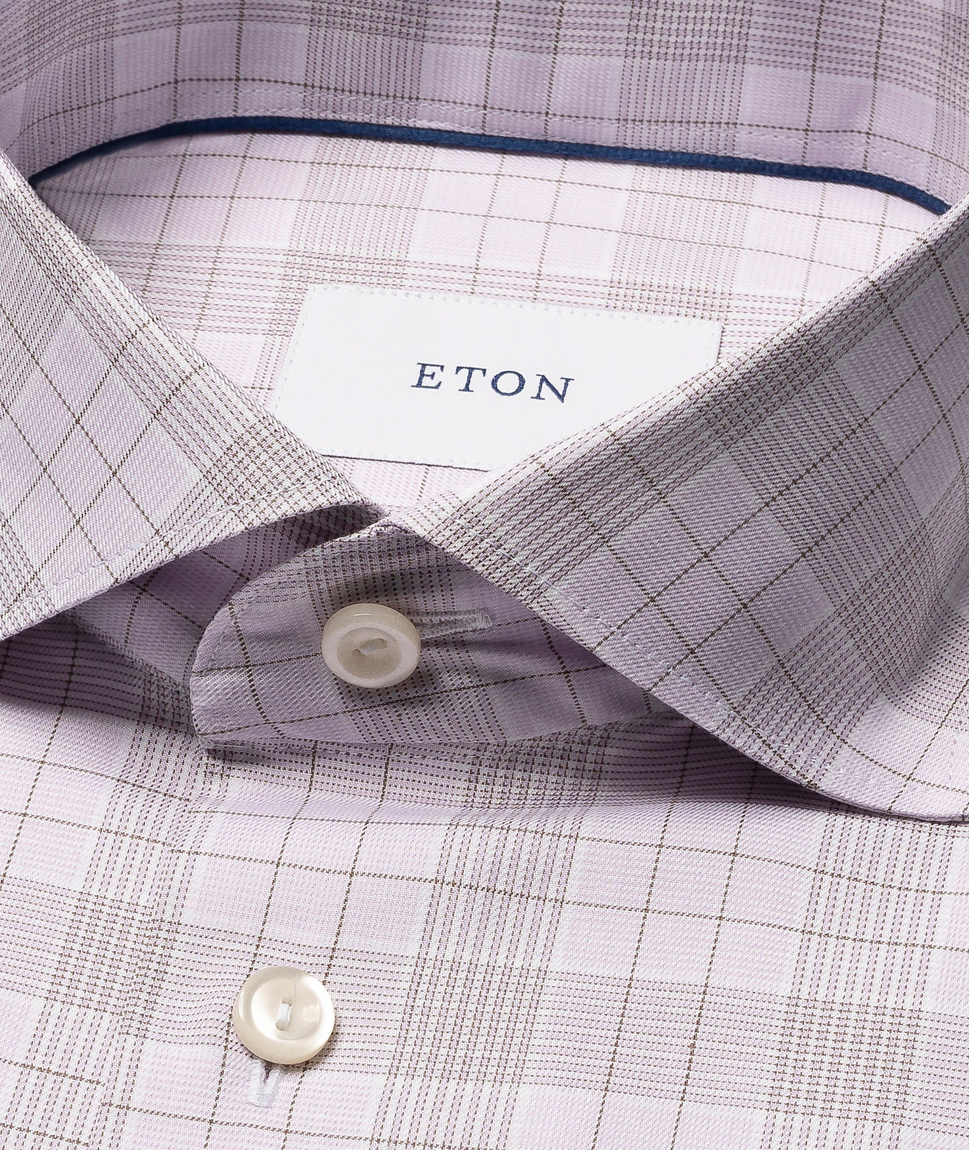 Contemporary-Fit Check Twill Dress Shirt image 1