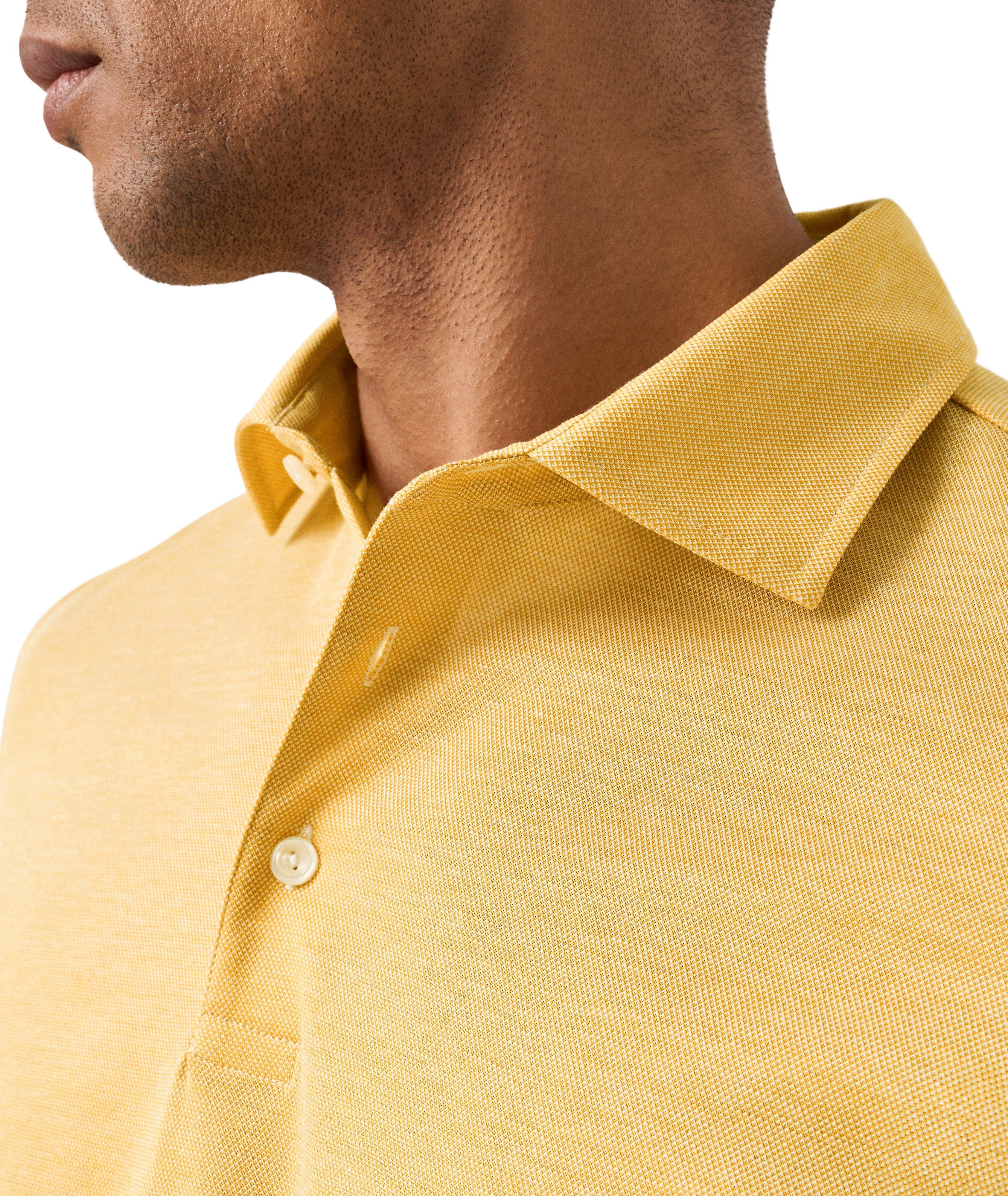 Filo Di Scozia Cotton Oxford Polo image 4